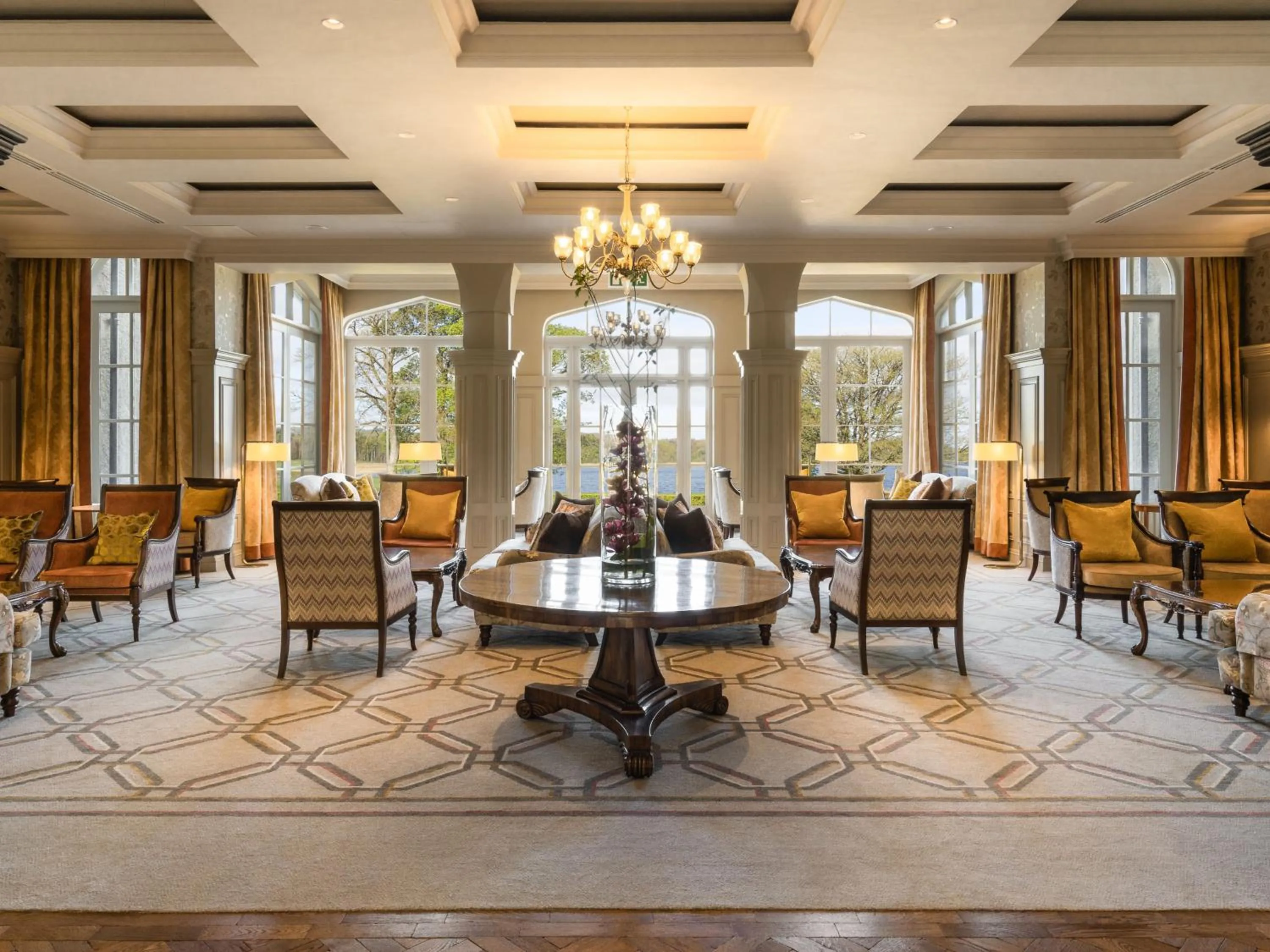 Lobby or reception in Lough Erne Resort
