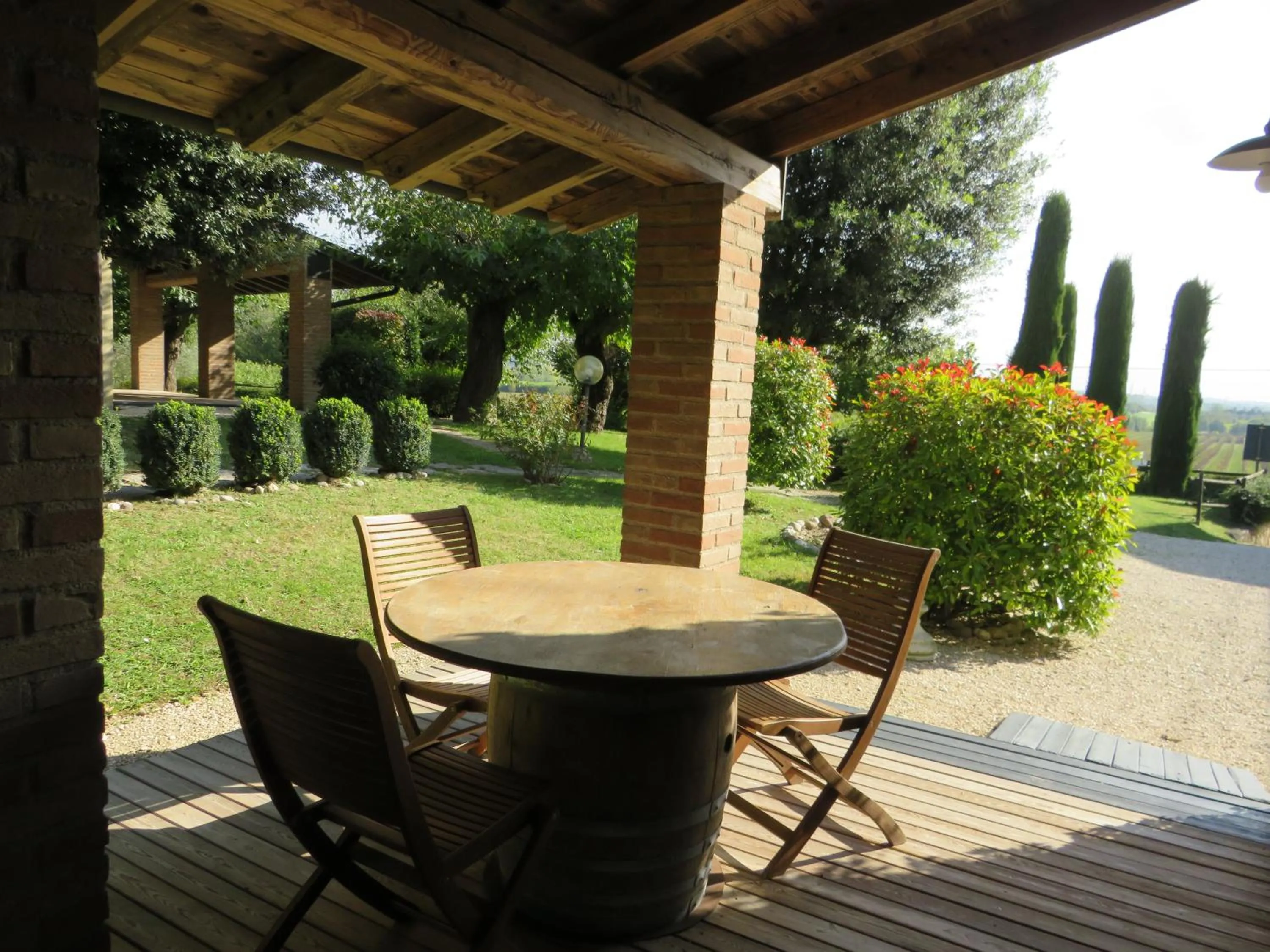 Garden view in Borgo San Donino