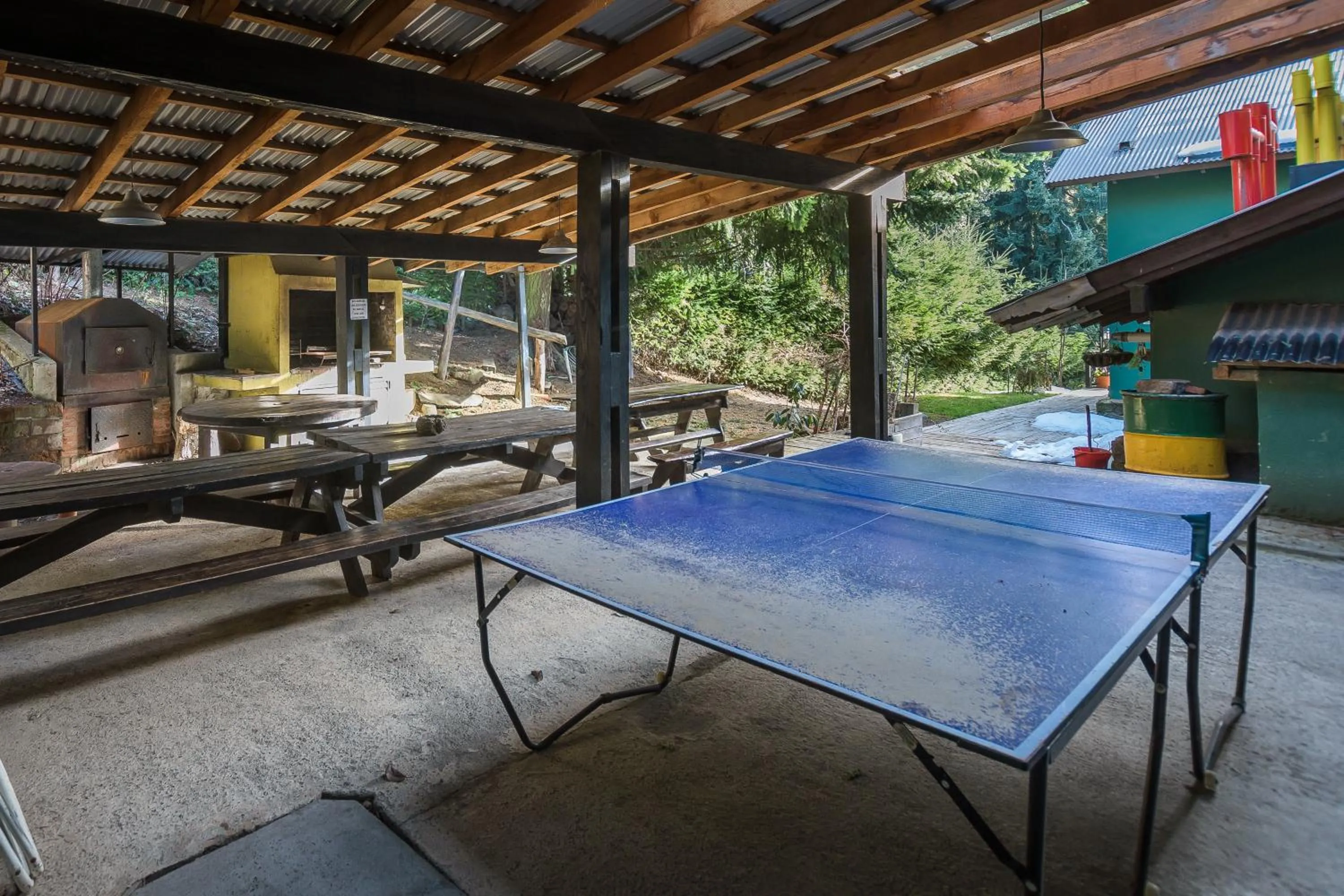 Patio in Hostel La Angostura