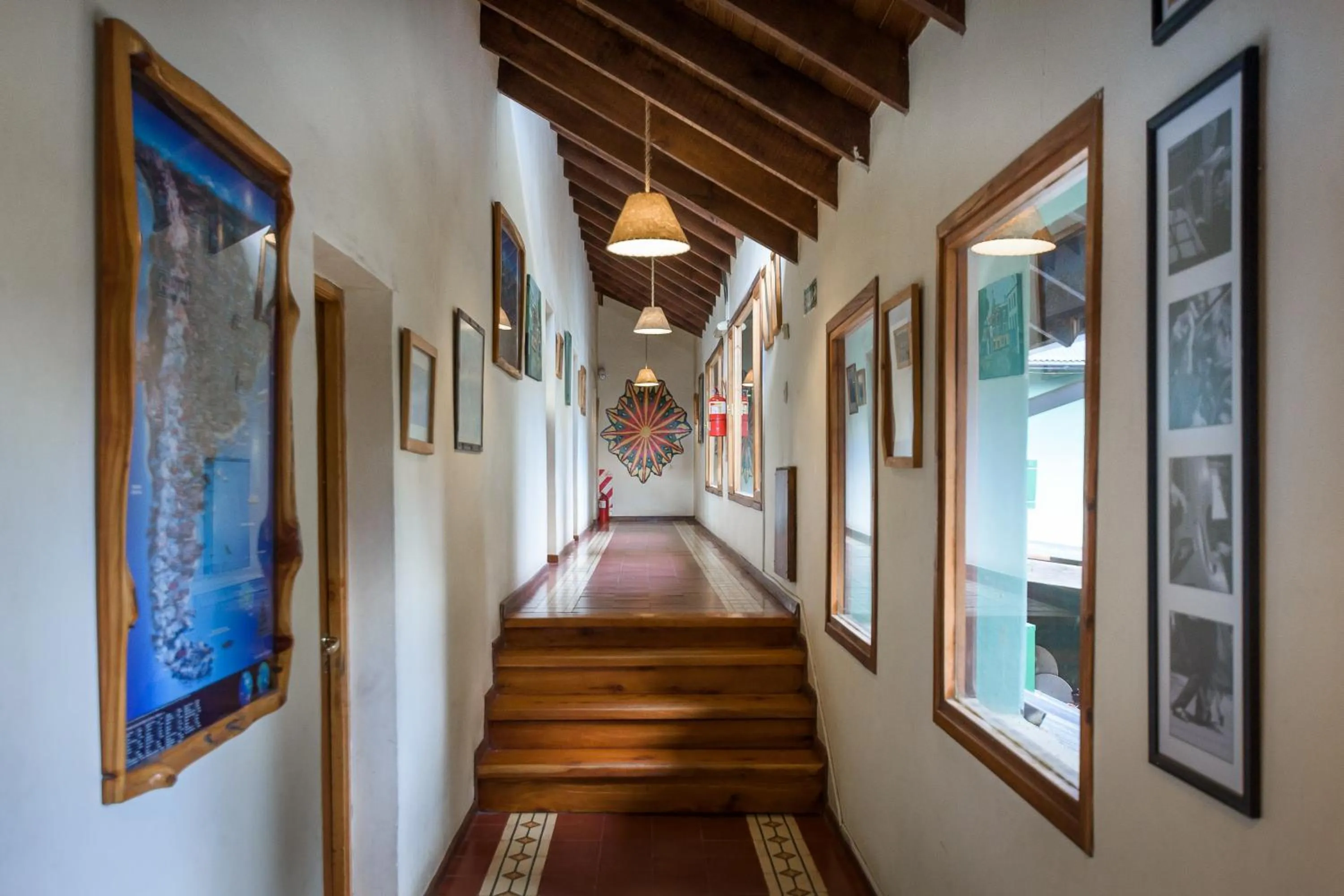 Decorative detail in Hostel La Angostura