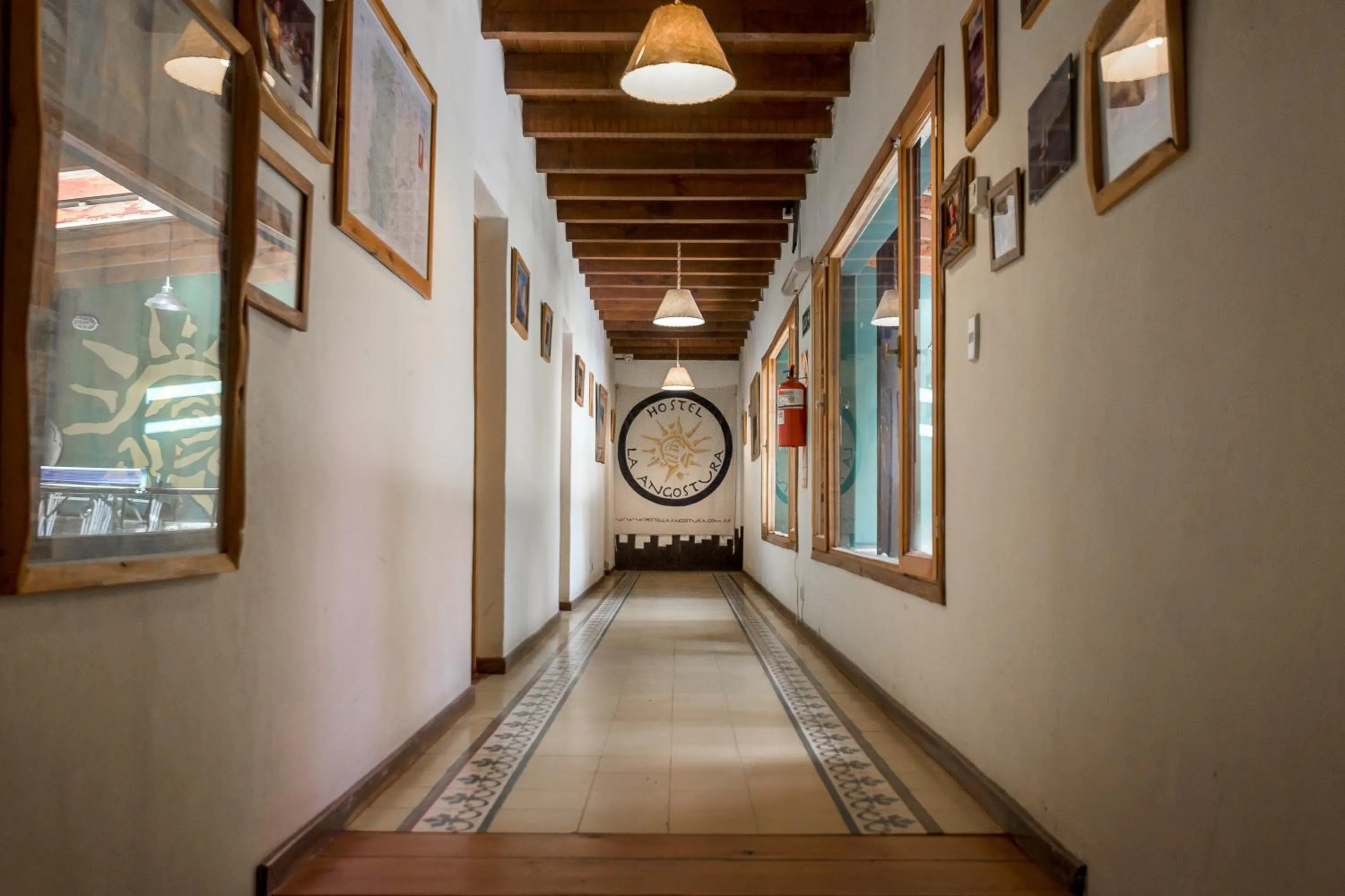 Decorative detail in Hostel La Angostura