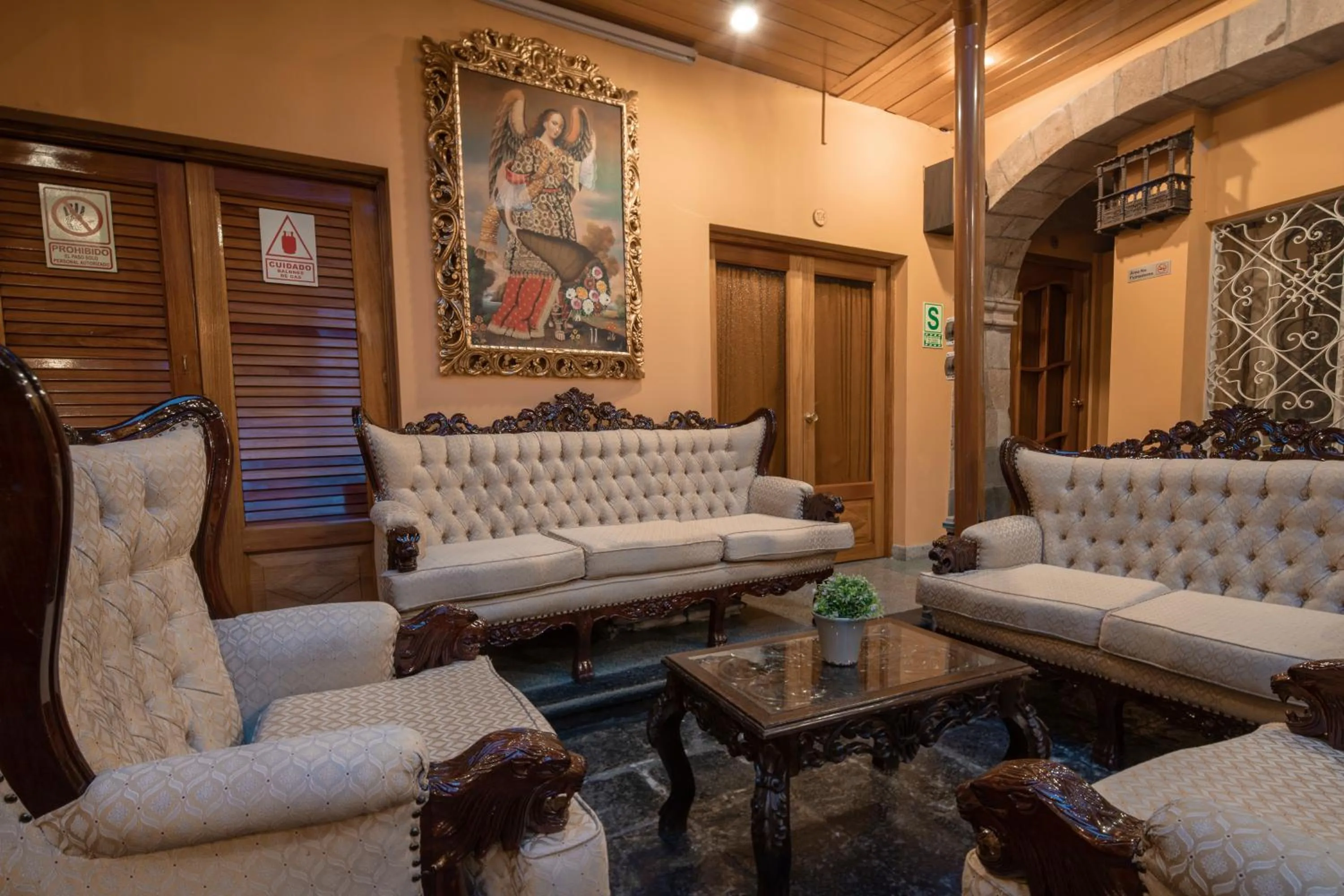 Lobby or reception in Hotel Rojas Inn