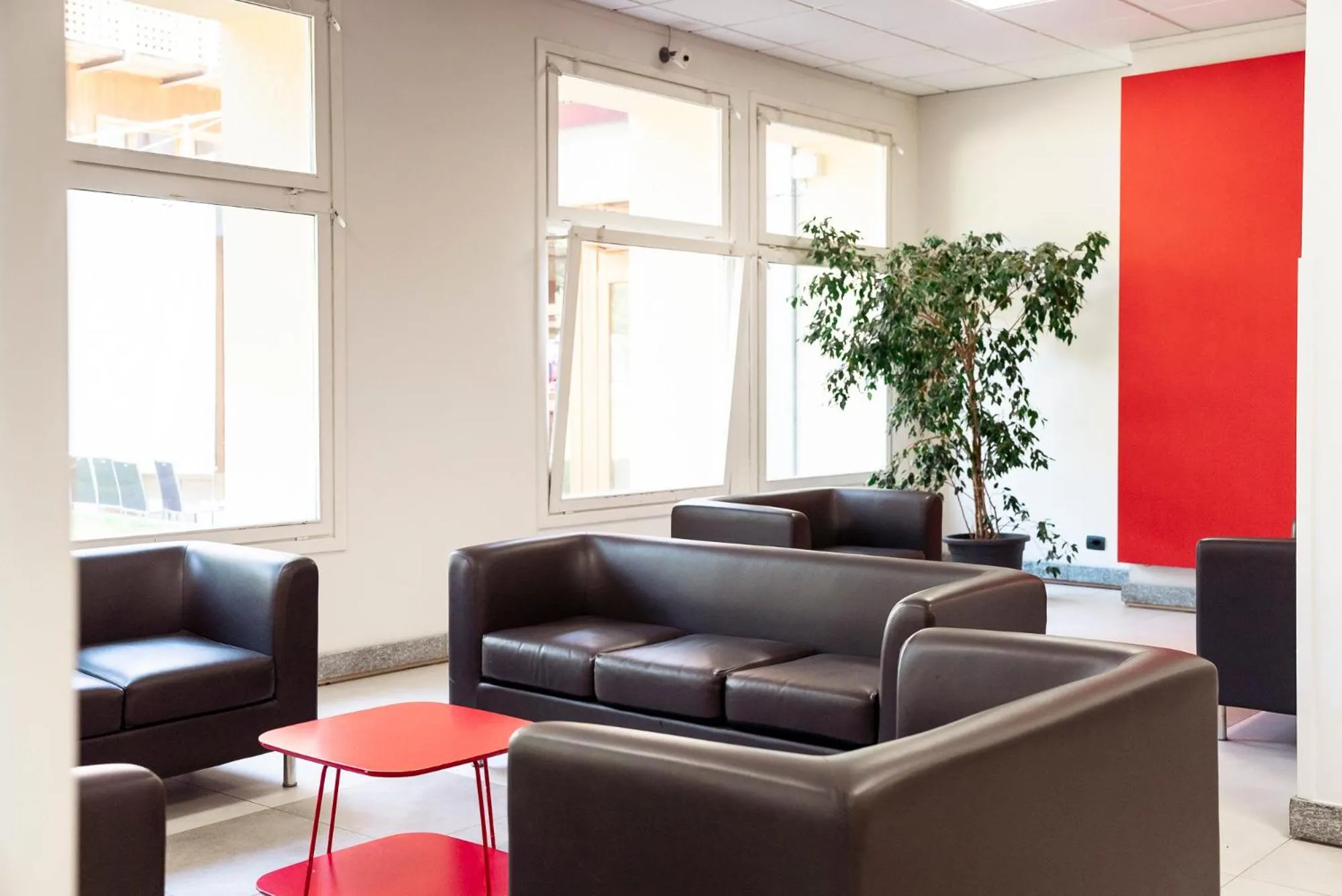 Seating area in Villaggio Olimpico