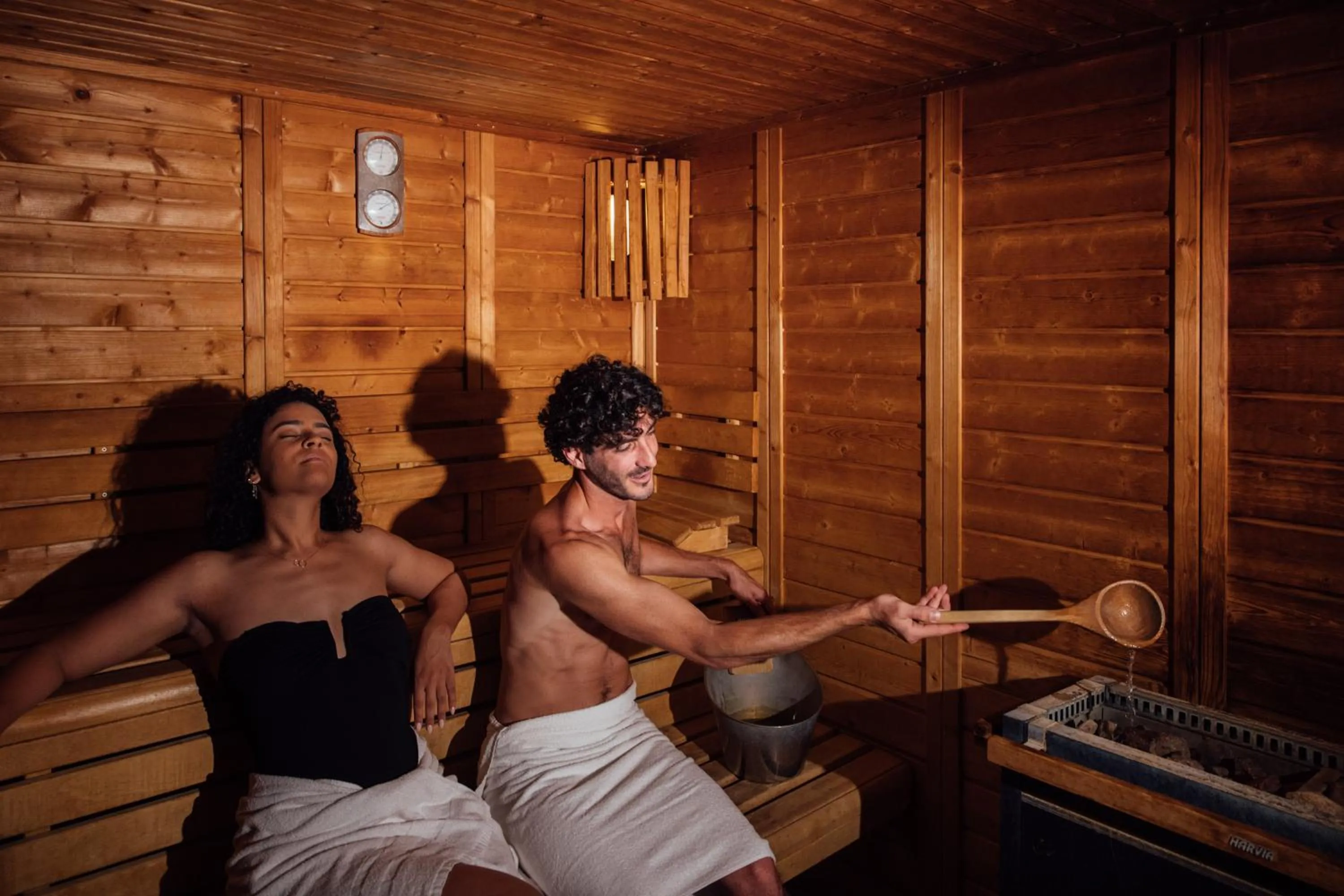 Sauna in Hôtel Barrière le Grand Hôtel Enghien-les-Bains