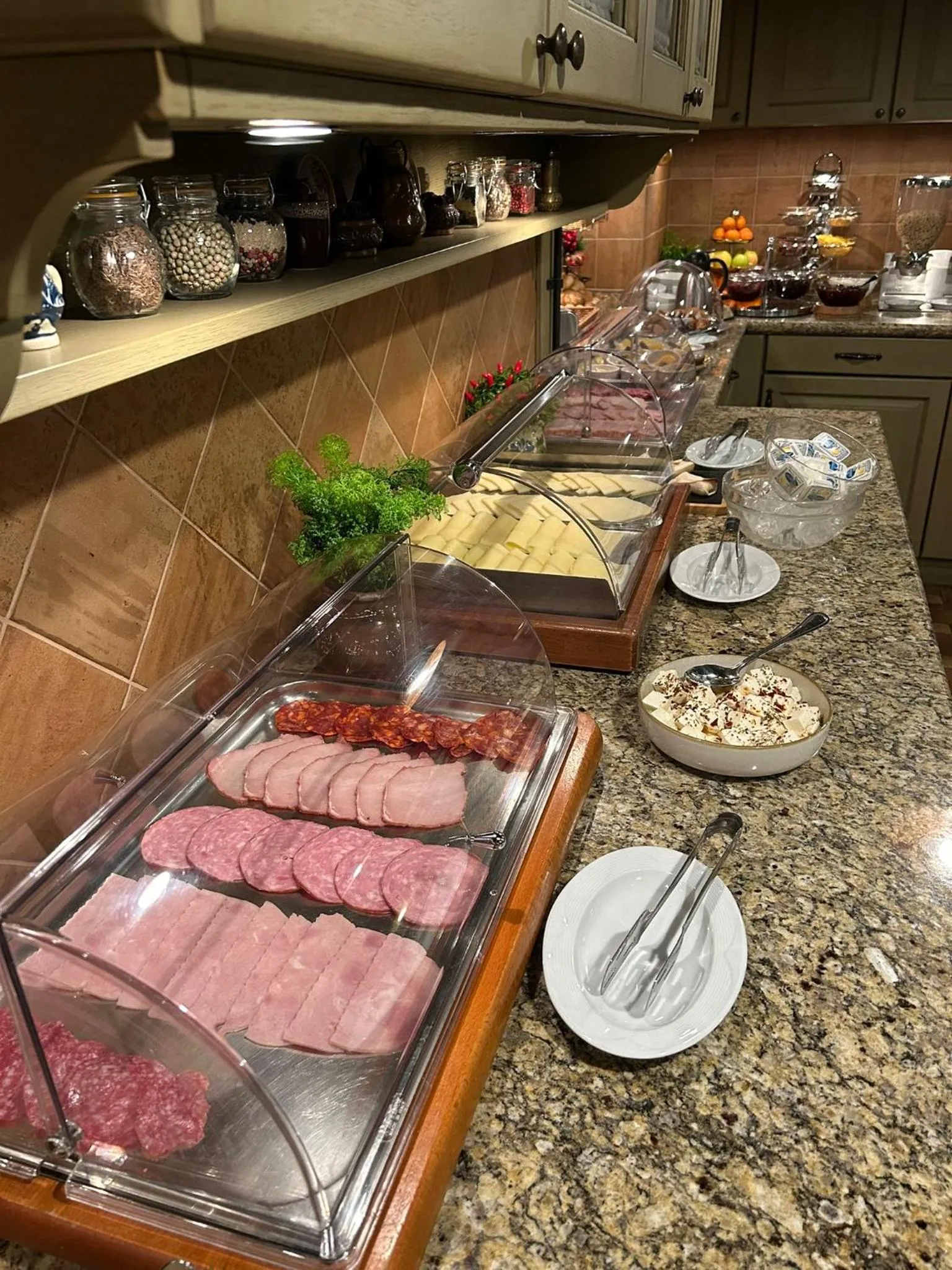 Buffet breakfast in Hotel Bella Muzica