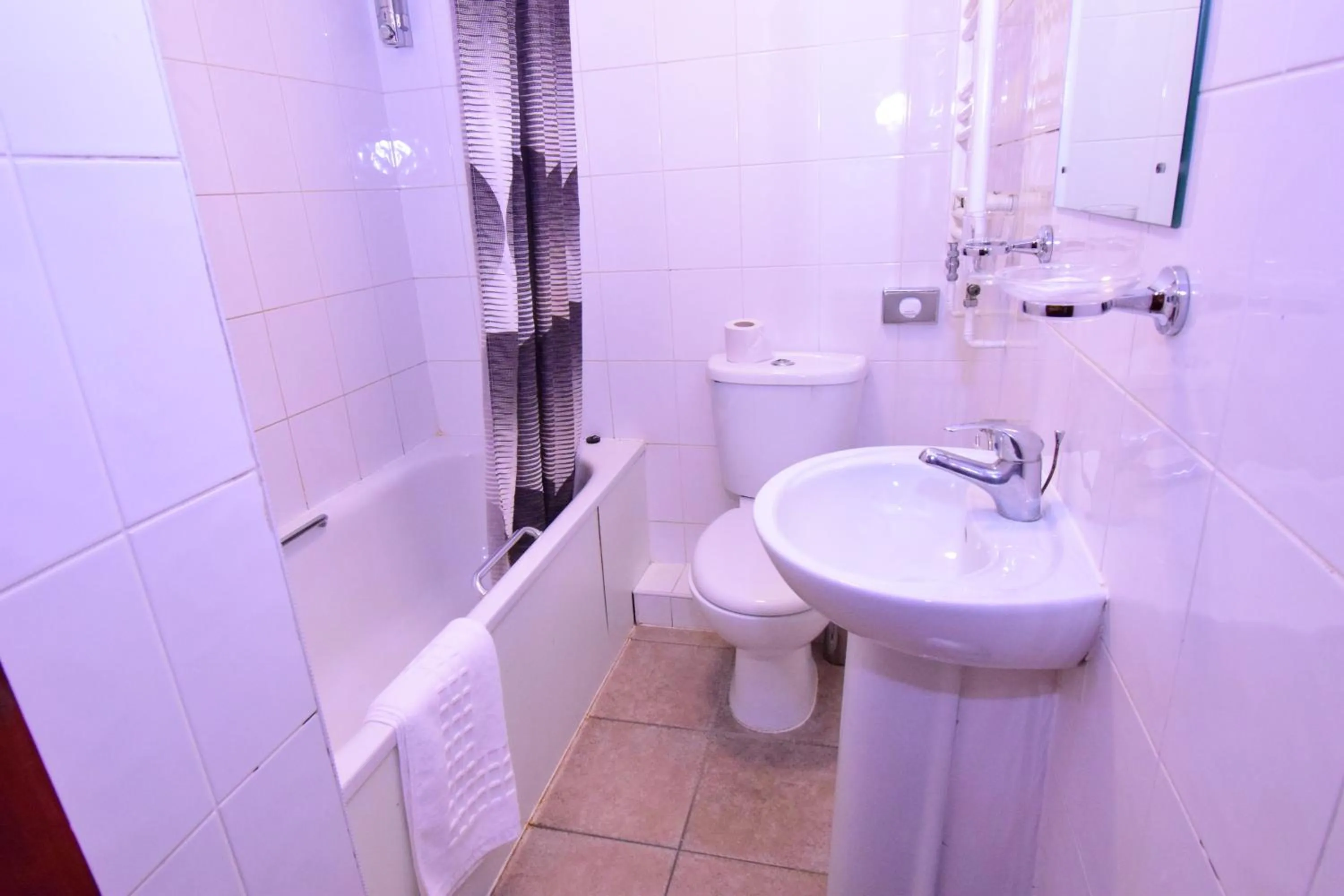 Toilet in Bridge Park Hotel