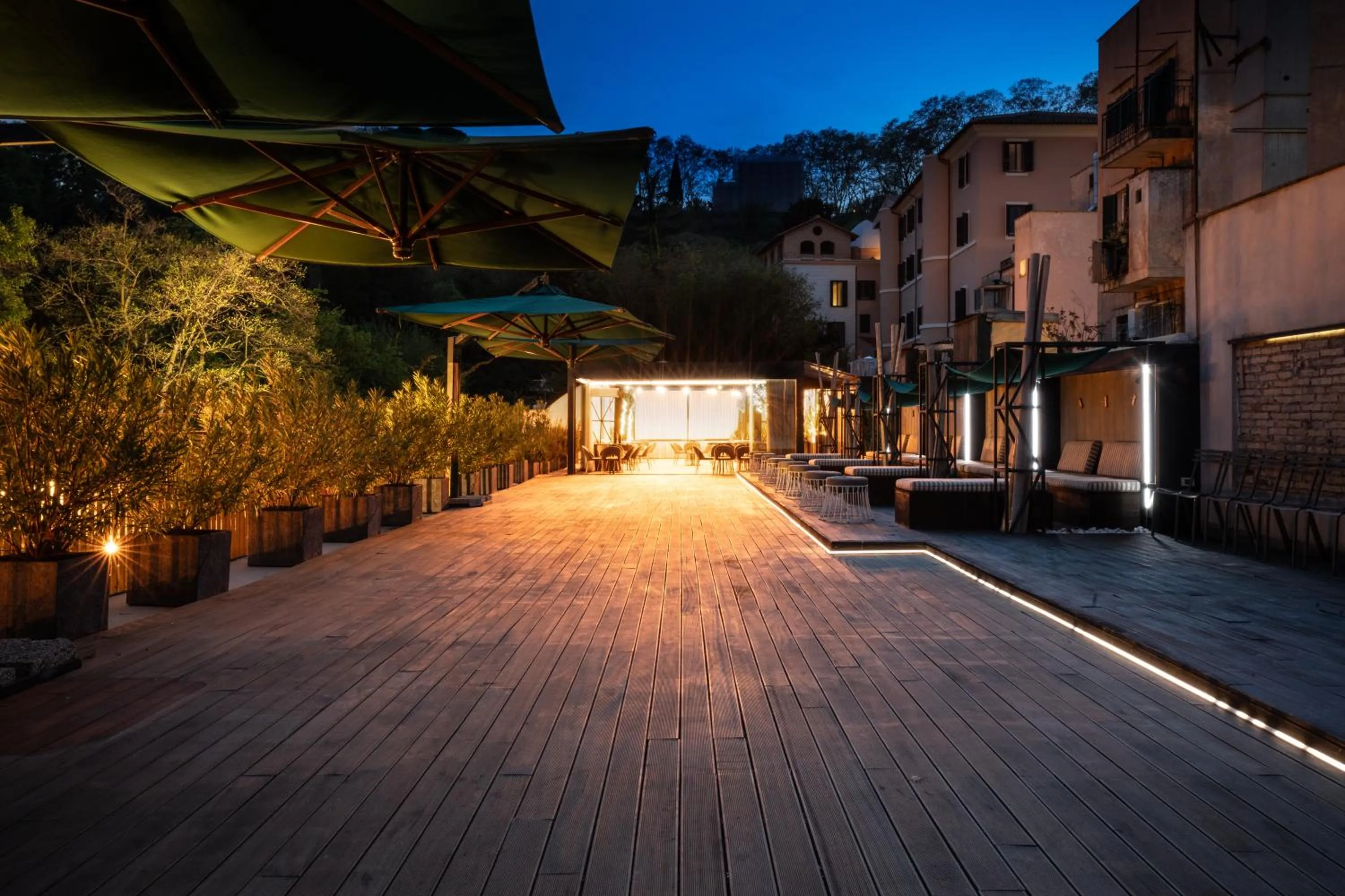 Solarium in Horti 14 Borgo Trastevere Hotel