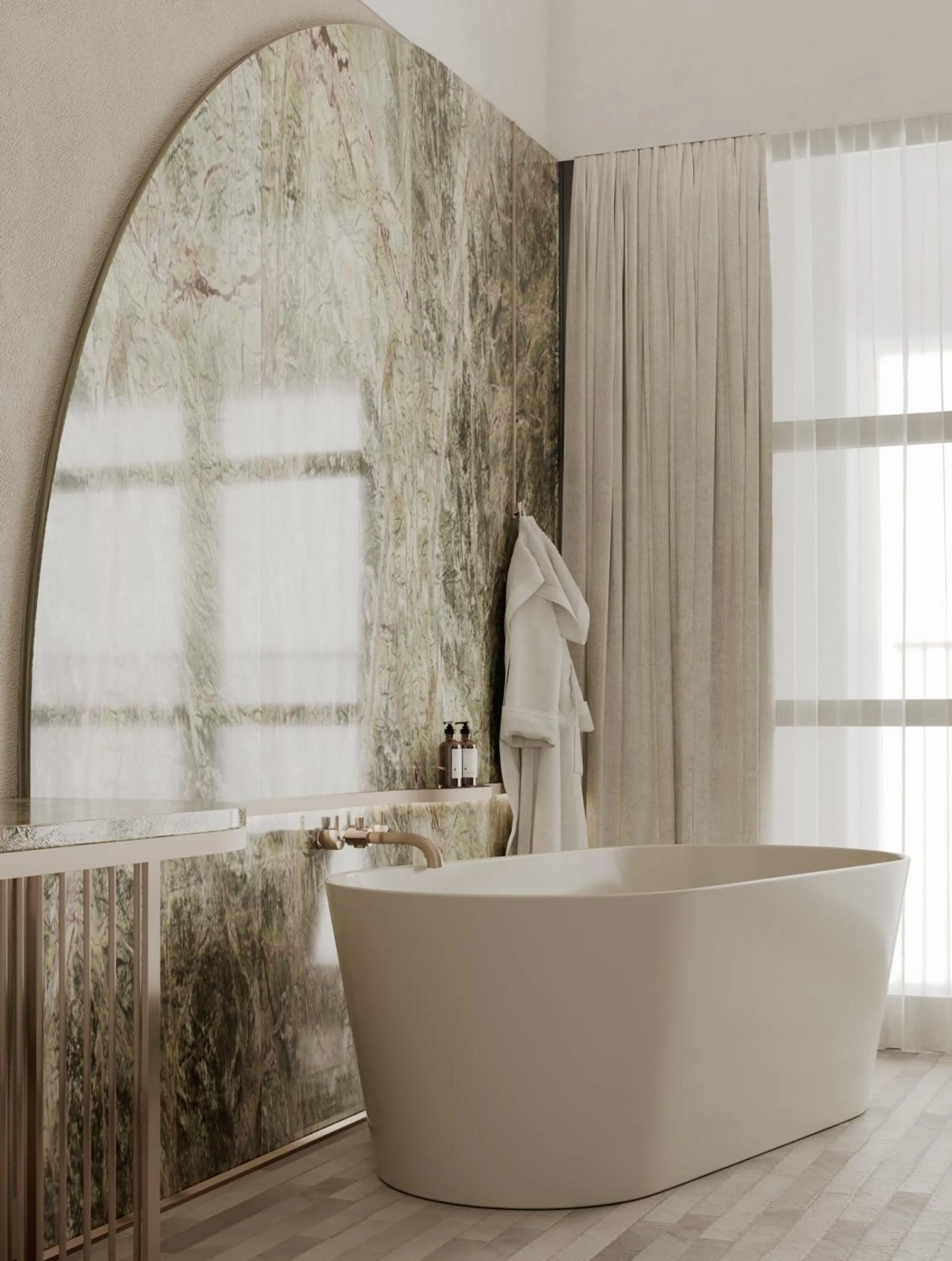 Bath in Horti 14 Borgo Trastevere Hotel