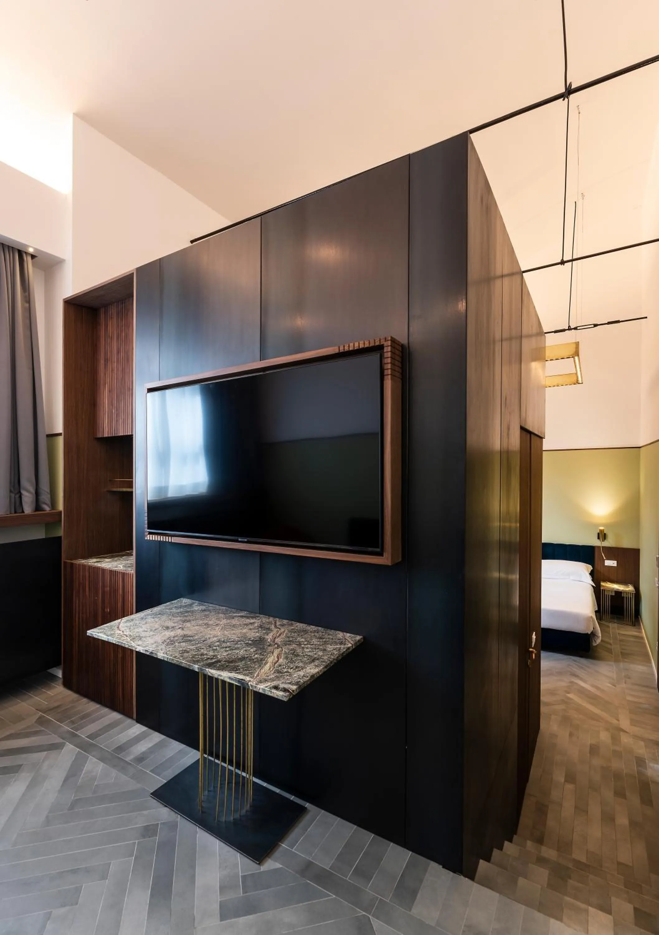 TV and multimedia, Bed in Horti 14 Borgo Trastevere Hotel