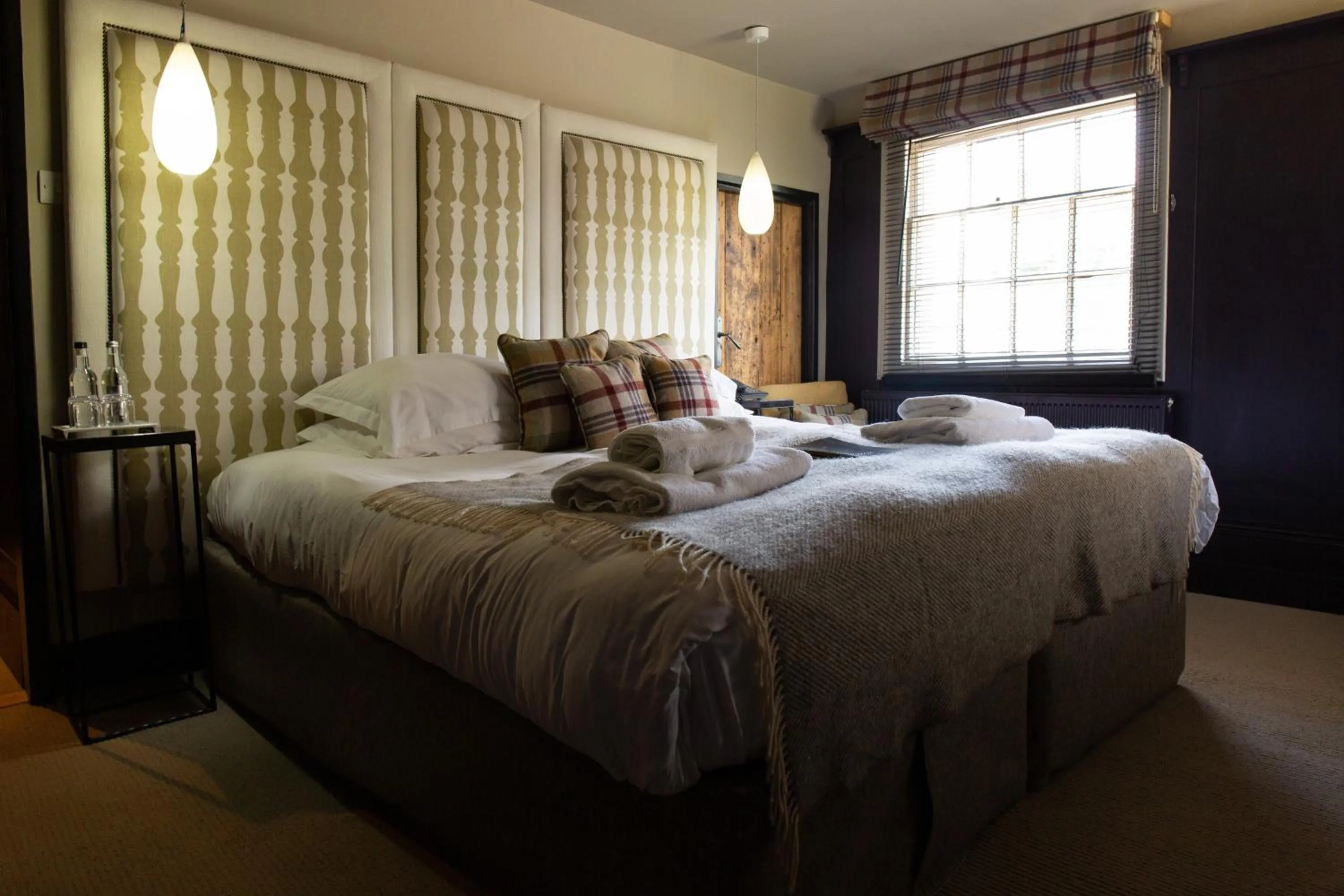 Bed in The Greenman Fownhope Hereford