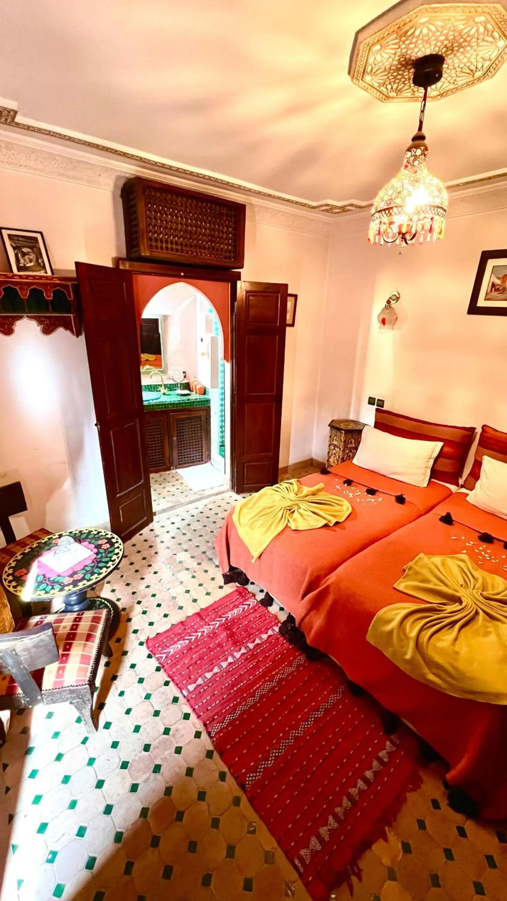 Bed in Riad Alida