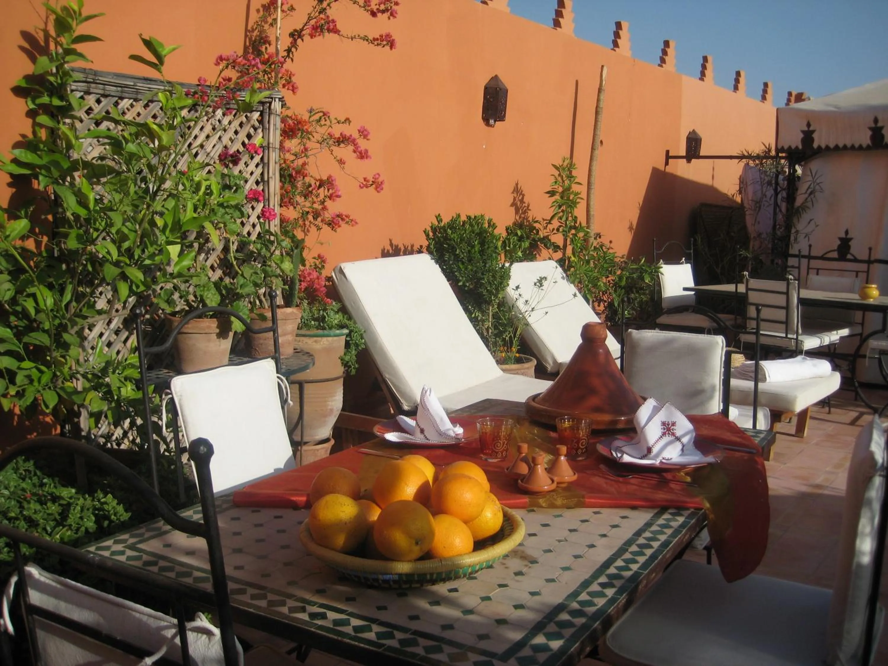 Patio in Riad Alida