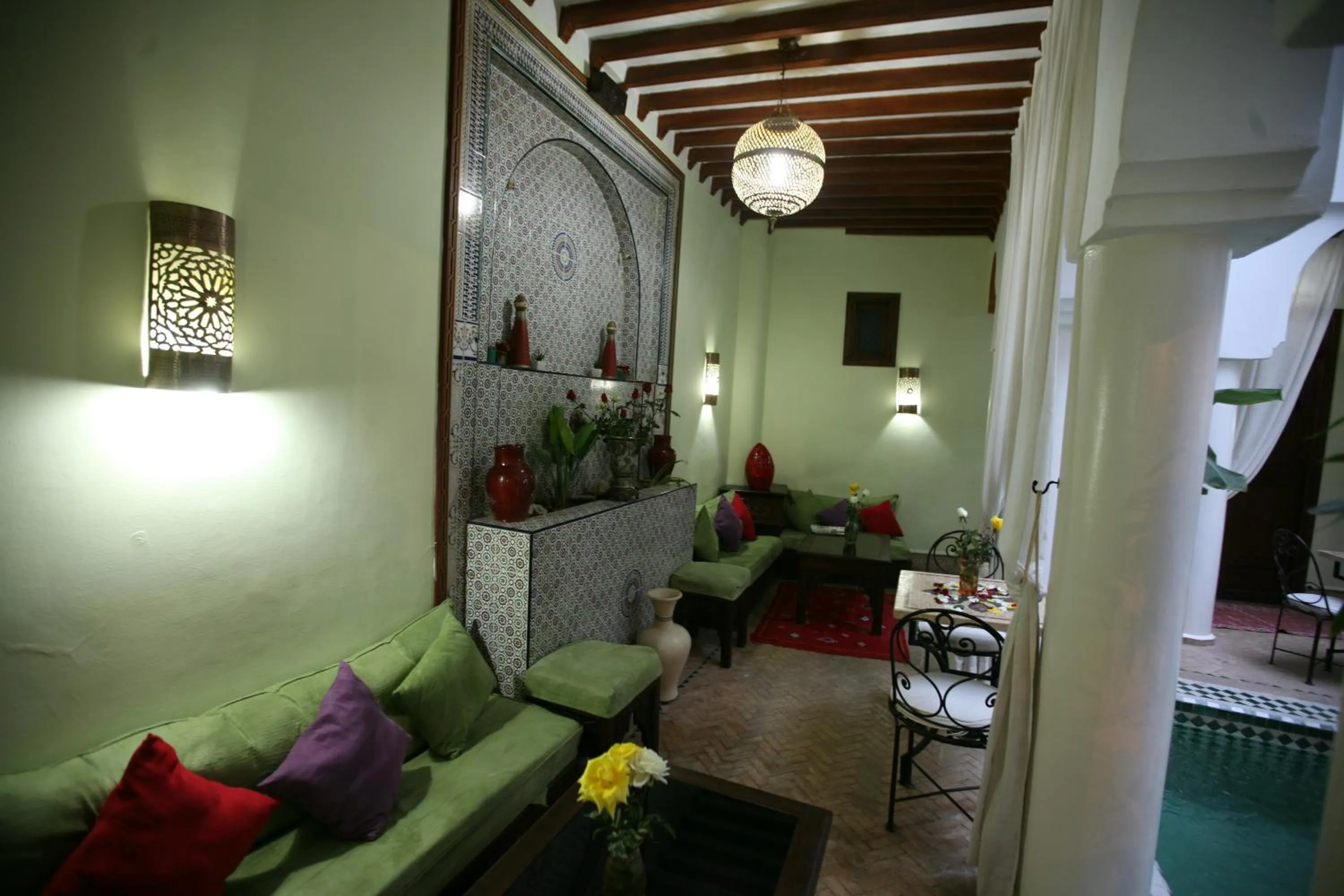 Lobby or reception in Riad Alida