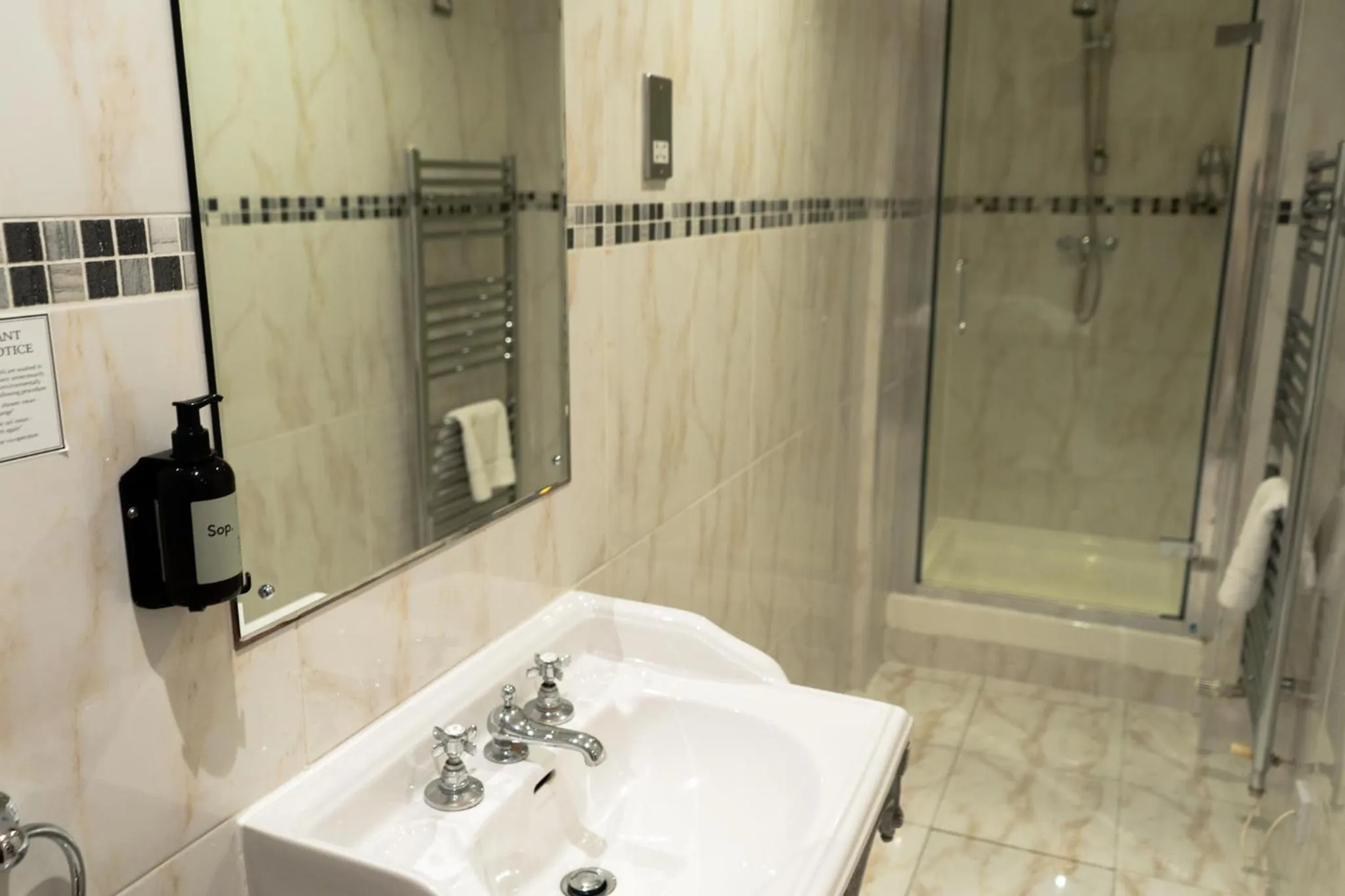 Shower in St Giles House