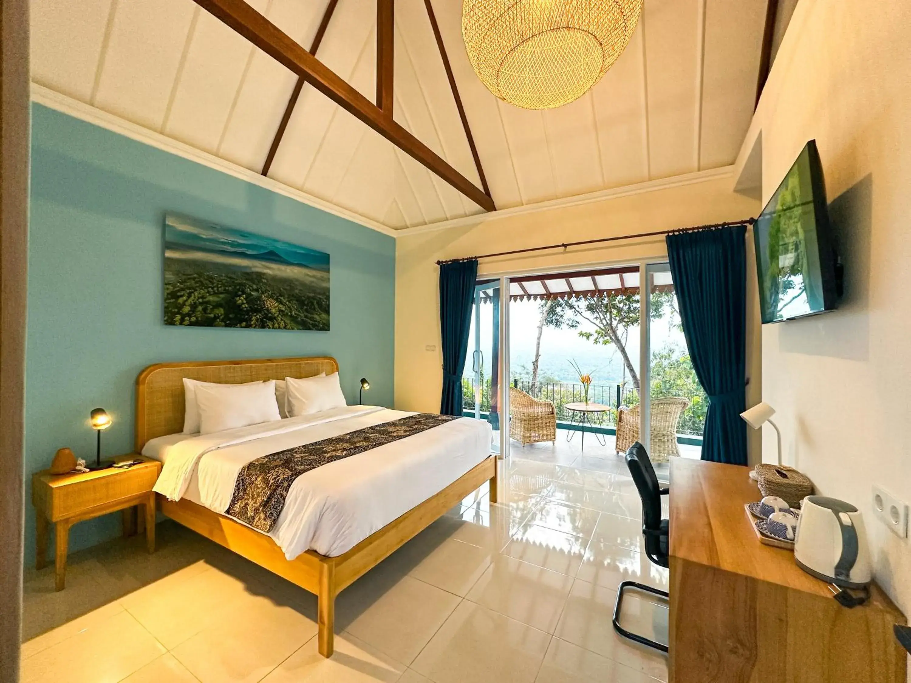 Bedroom, Bed in Villa Borobudur Resort Bedroom, Bed in Villa Borobudur Resort