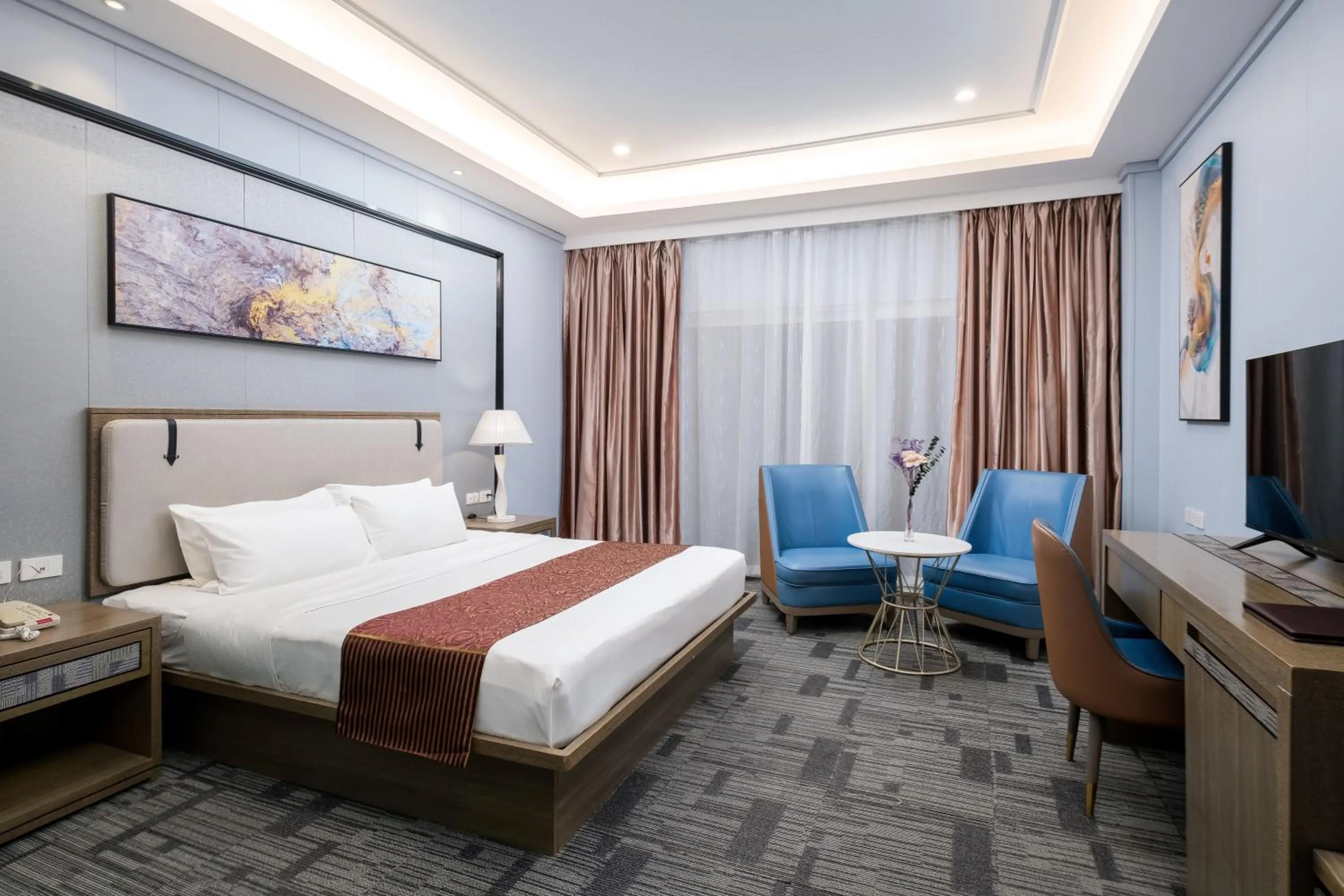 Bedroom, Bed in Sunlight Hotel Puerto Princesa