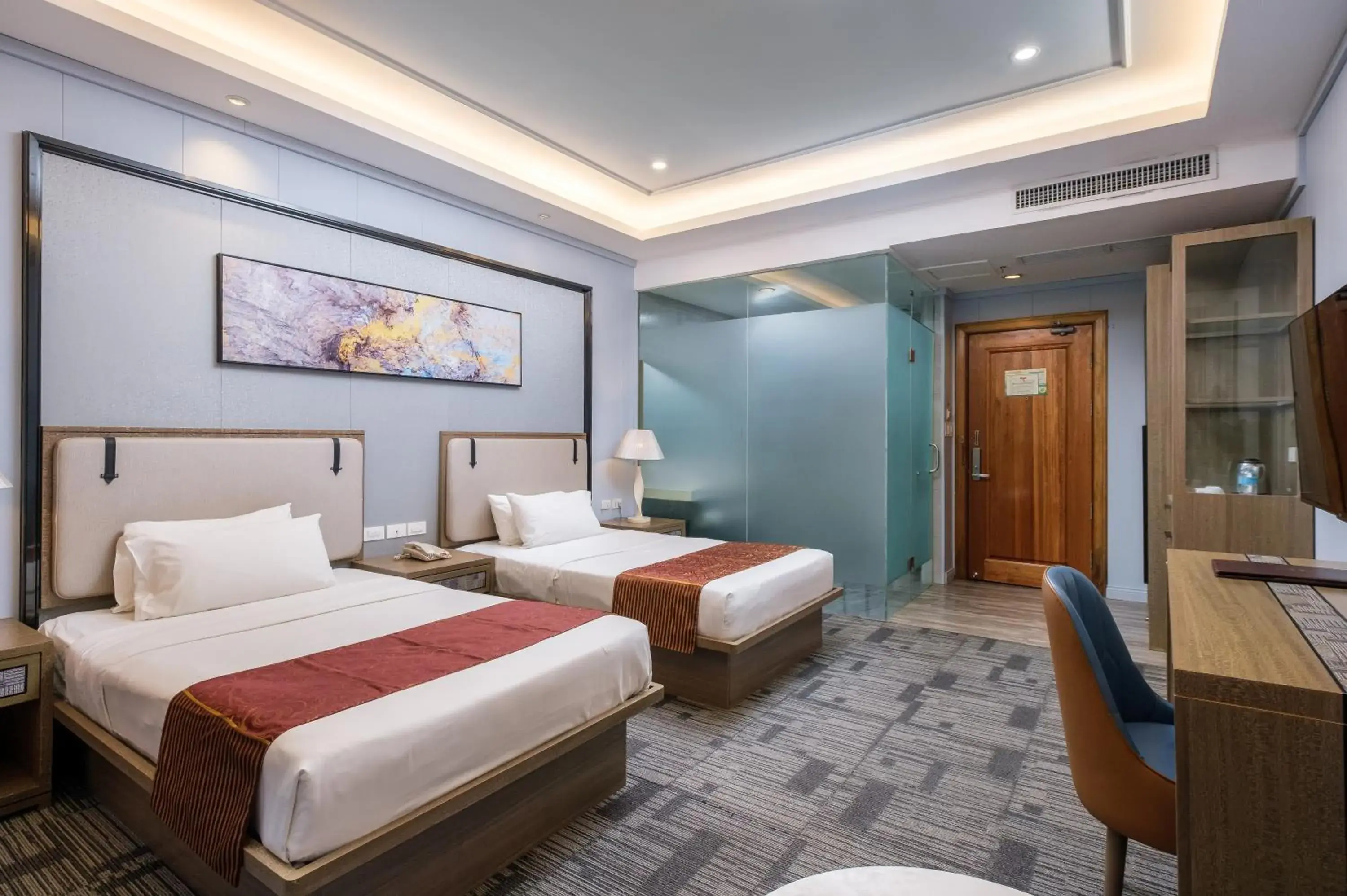 Bed in Sunlight Hotel Puerto Princesa Bed in Sunlight Hotel Puerto Princesa