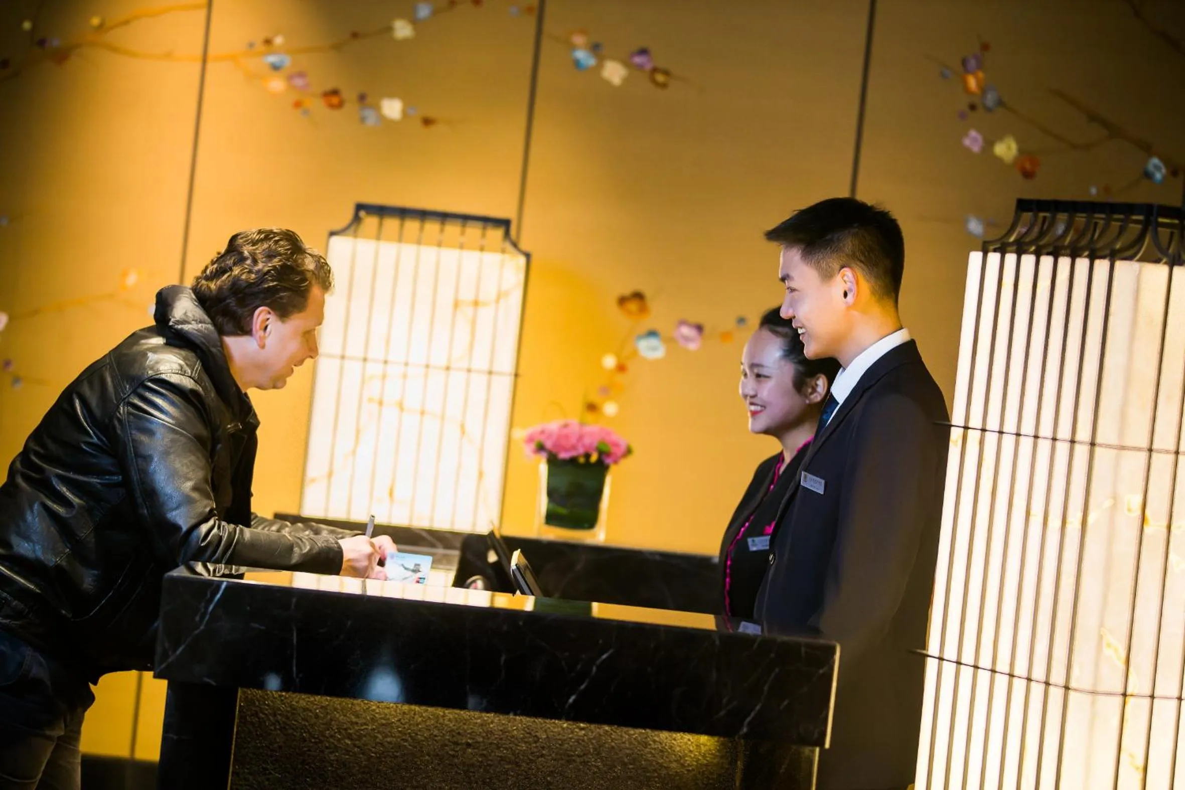 Staff in Yiwu Kasion Purey Hotel