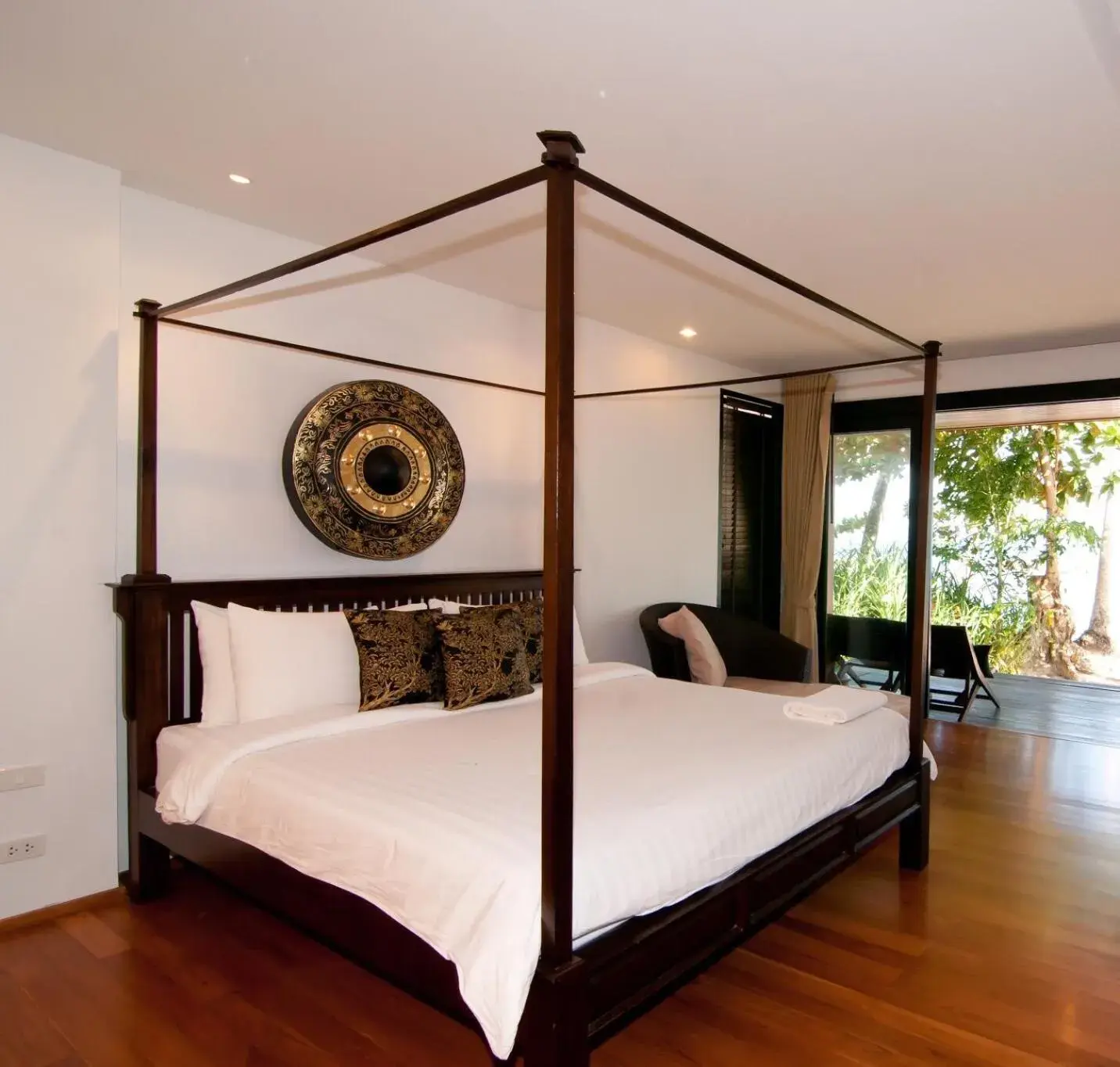 Bed in Plub Pla Koh Mak Retreat Bed in Plub Pla Koh Mak Retreat