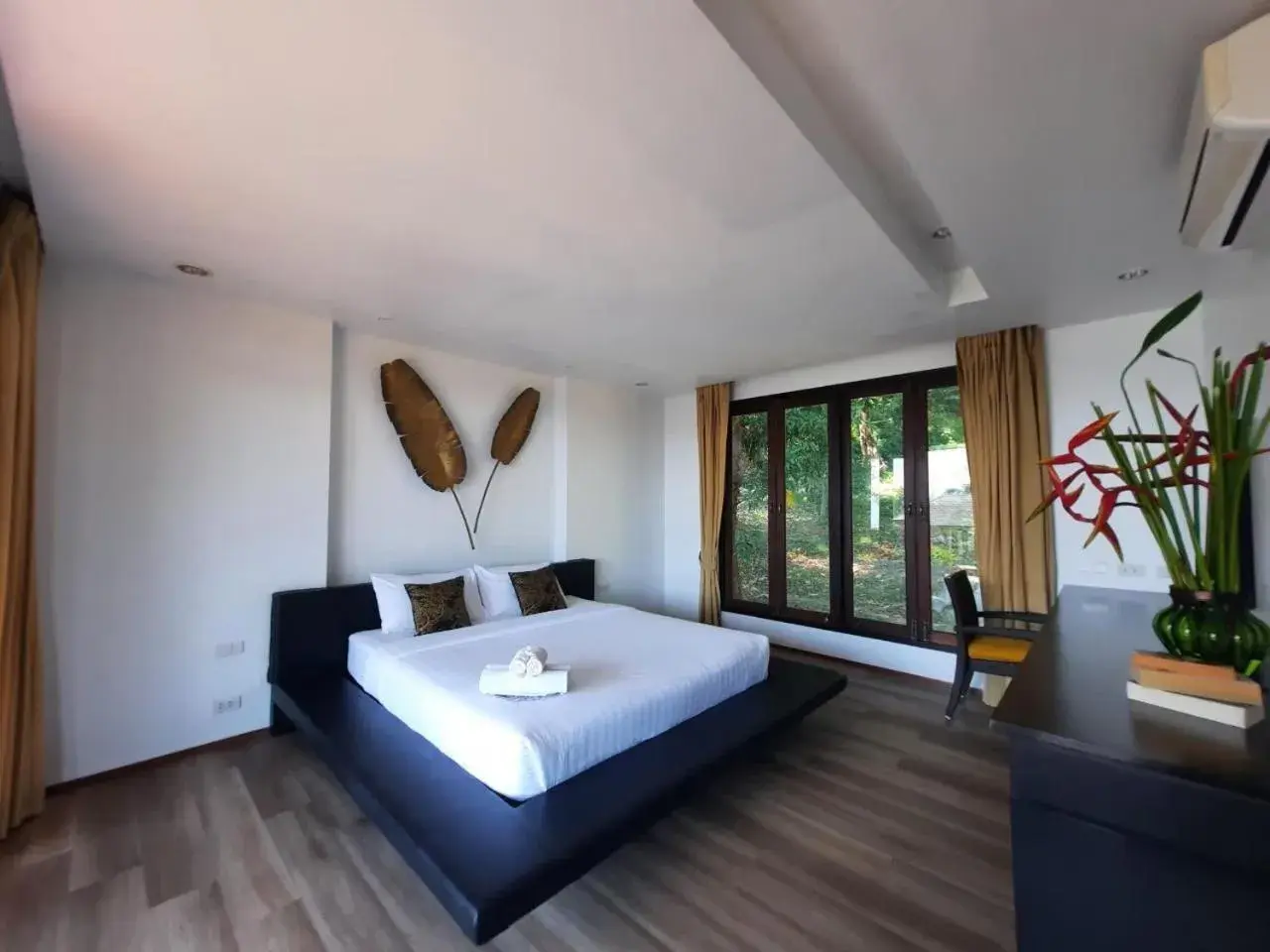 Bed in Plub Pla Koh Mak Retreat Bed in Plub Pla Koh Mak Retreat