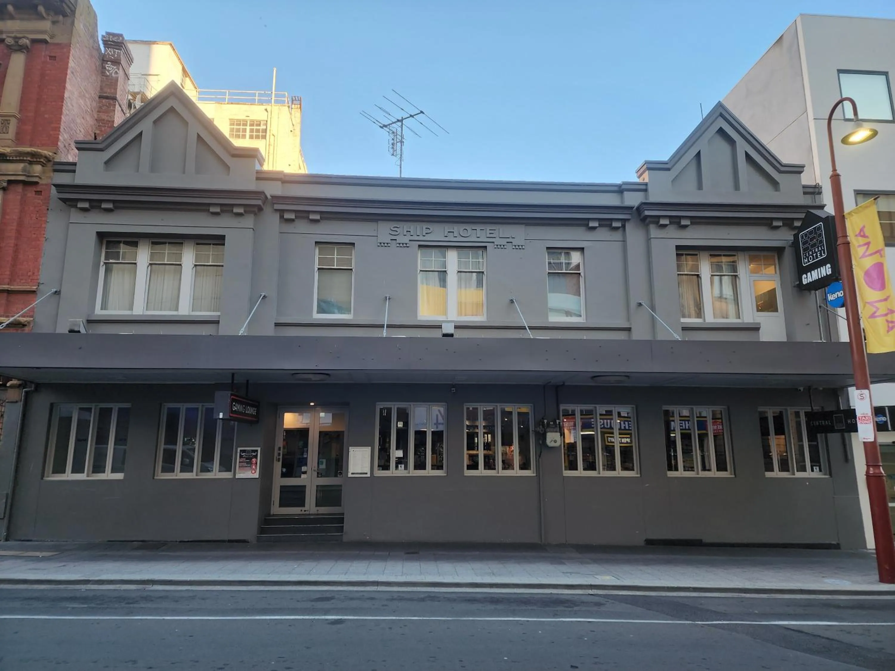 Property building in Central Hotel Hobart