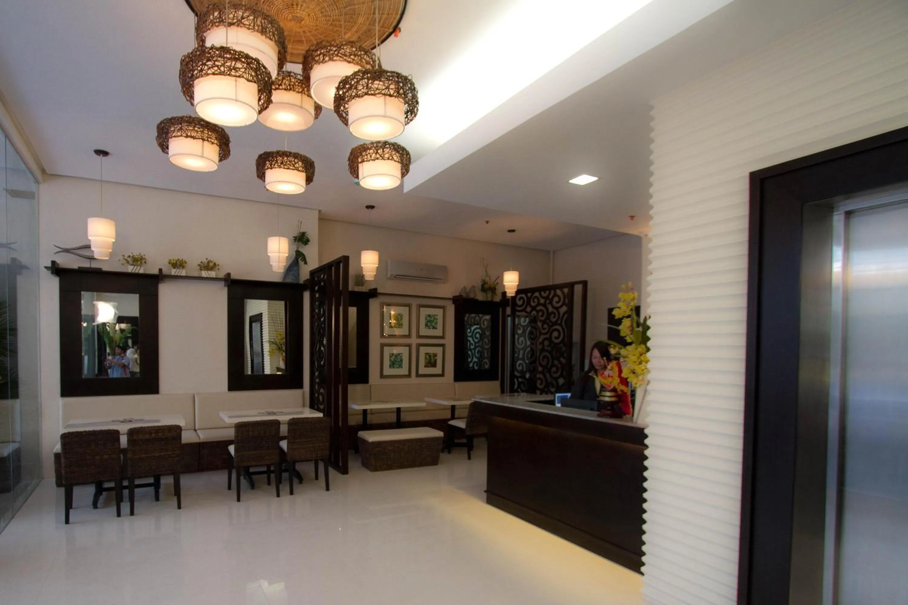 Lobby or reception in Hotel Stella