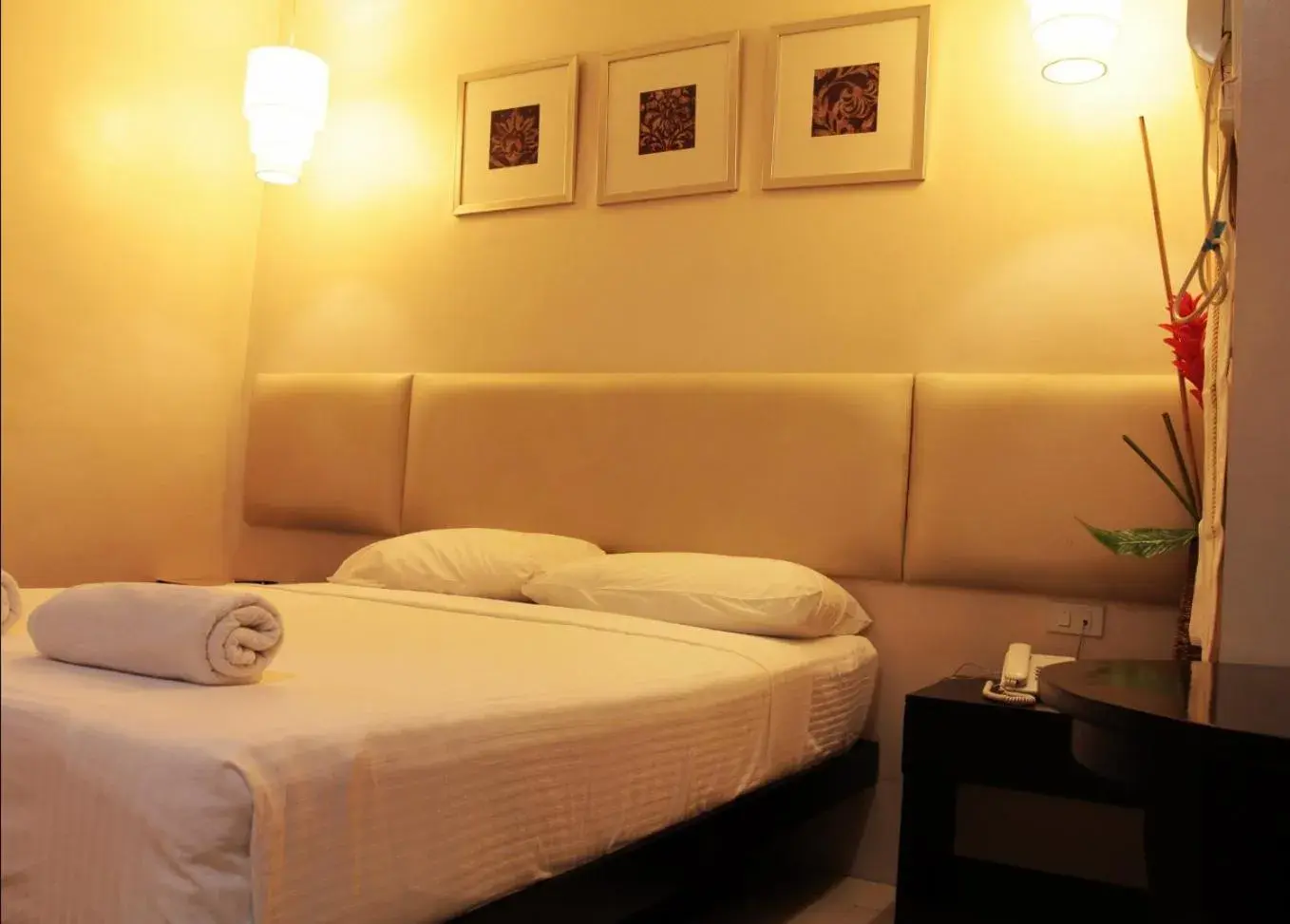 Bed in Hotel Stella Bed in Hotel Stella