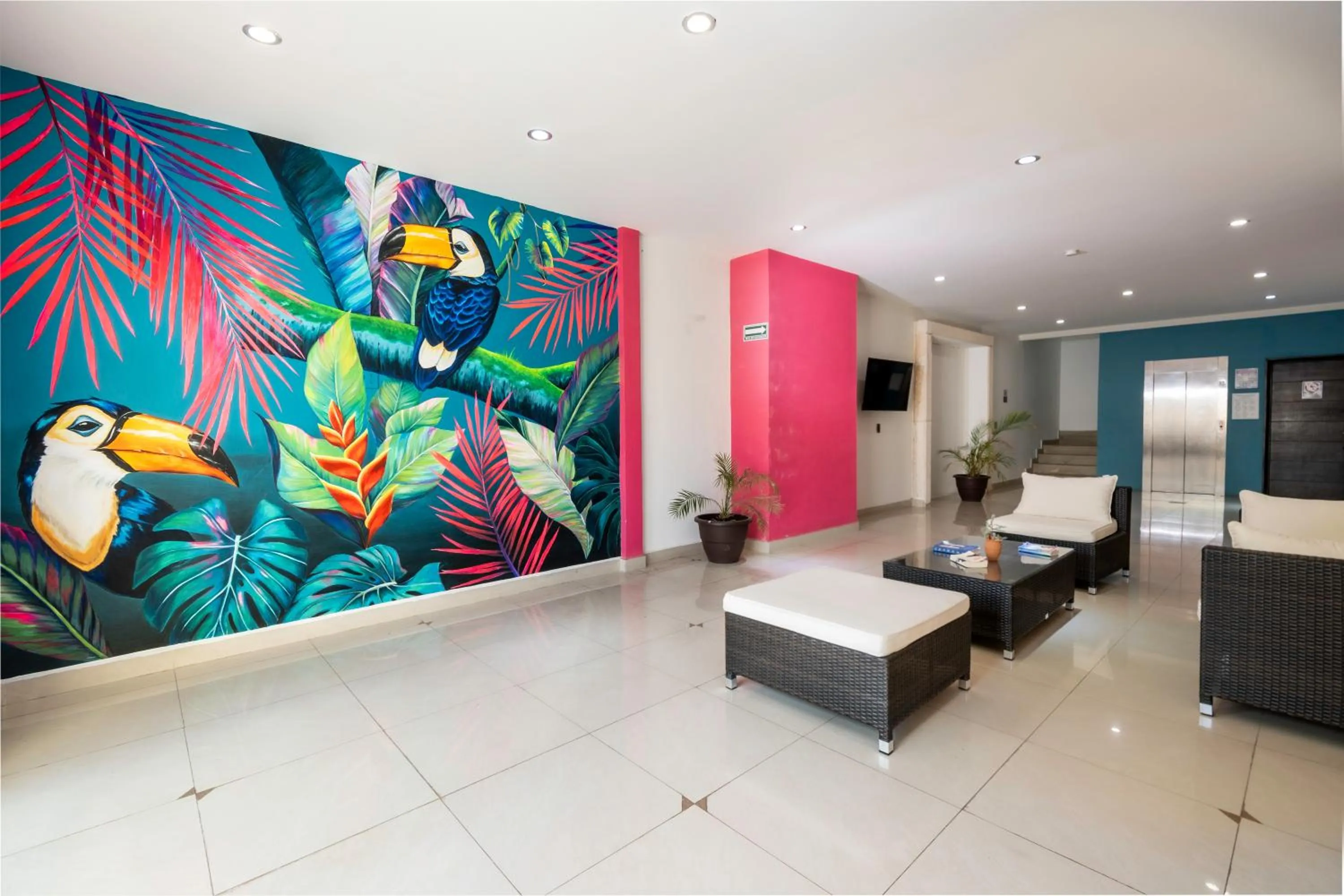 Lobby or reception in Hotel Ambra