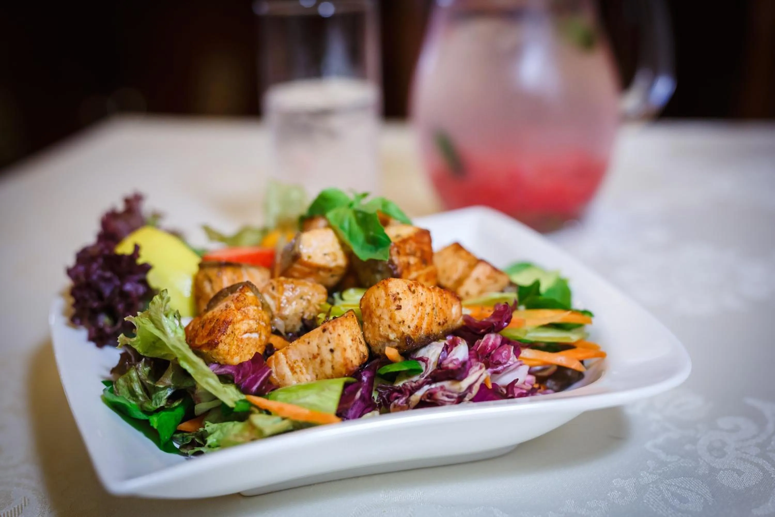 Food close-up in Aqua Marina