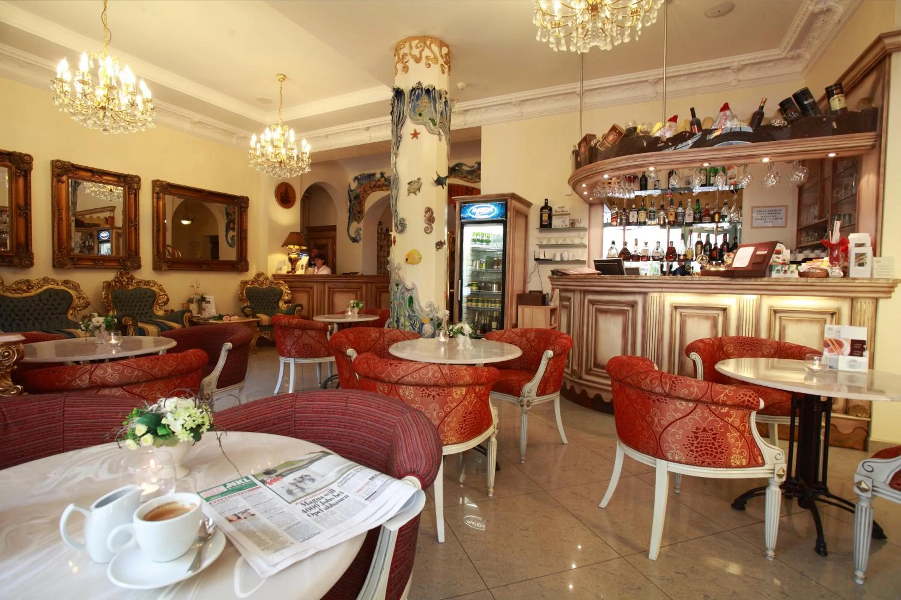 Lounge or bar in Aqua Marina