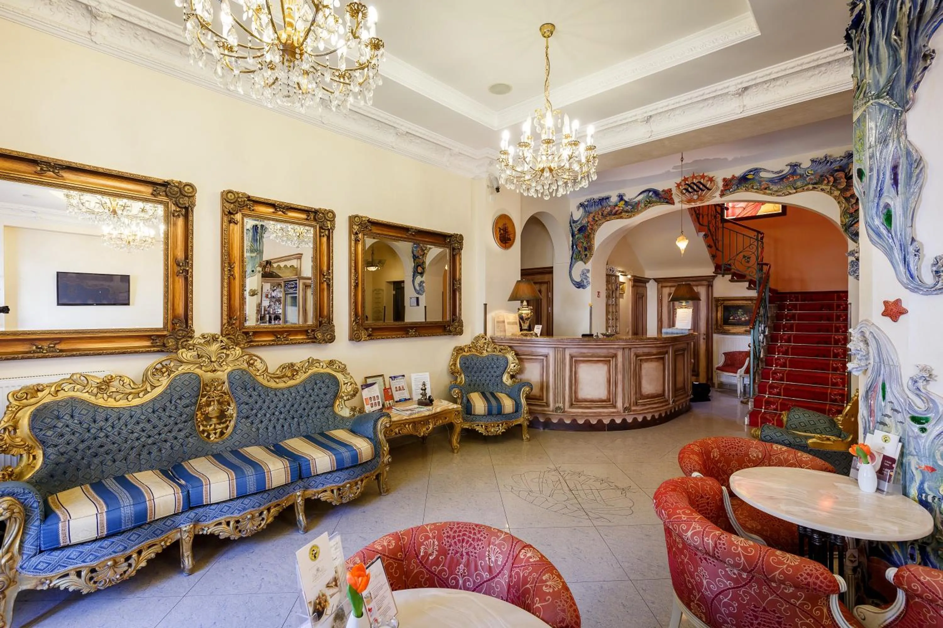 Lobby or reception in Aqua Marina