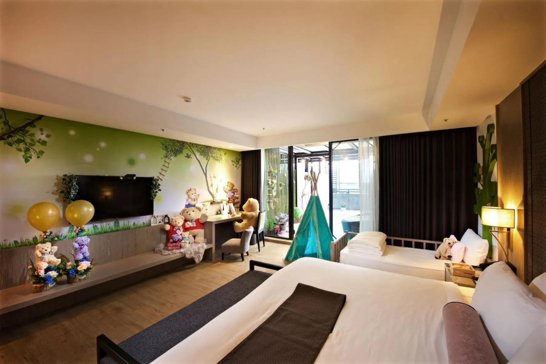 Bed in Gaeavilla Resort