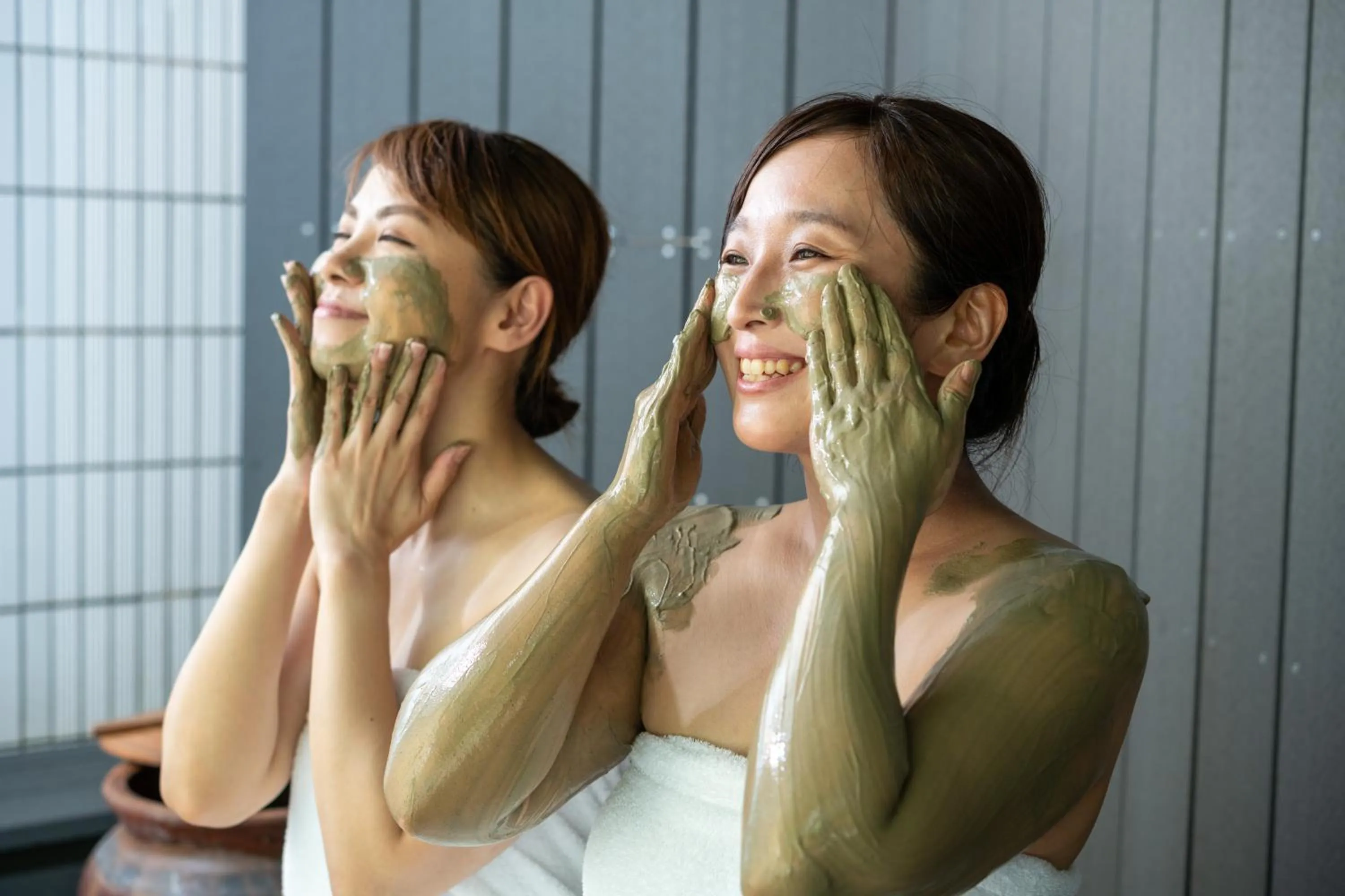 Hot Spring Bath in Kirishima Kokusai Hotel