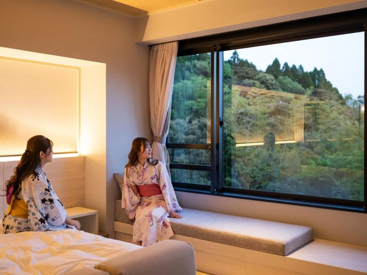 Bed in Kirishima Kanko Hotel