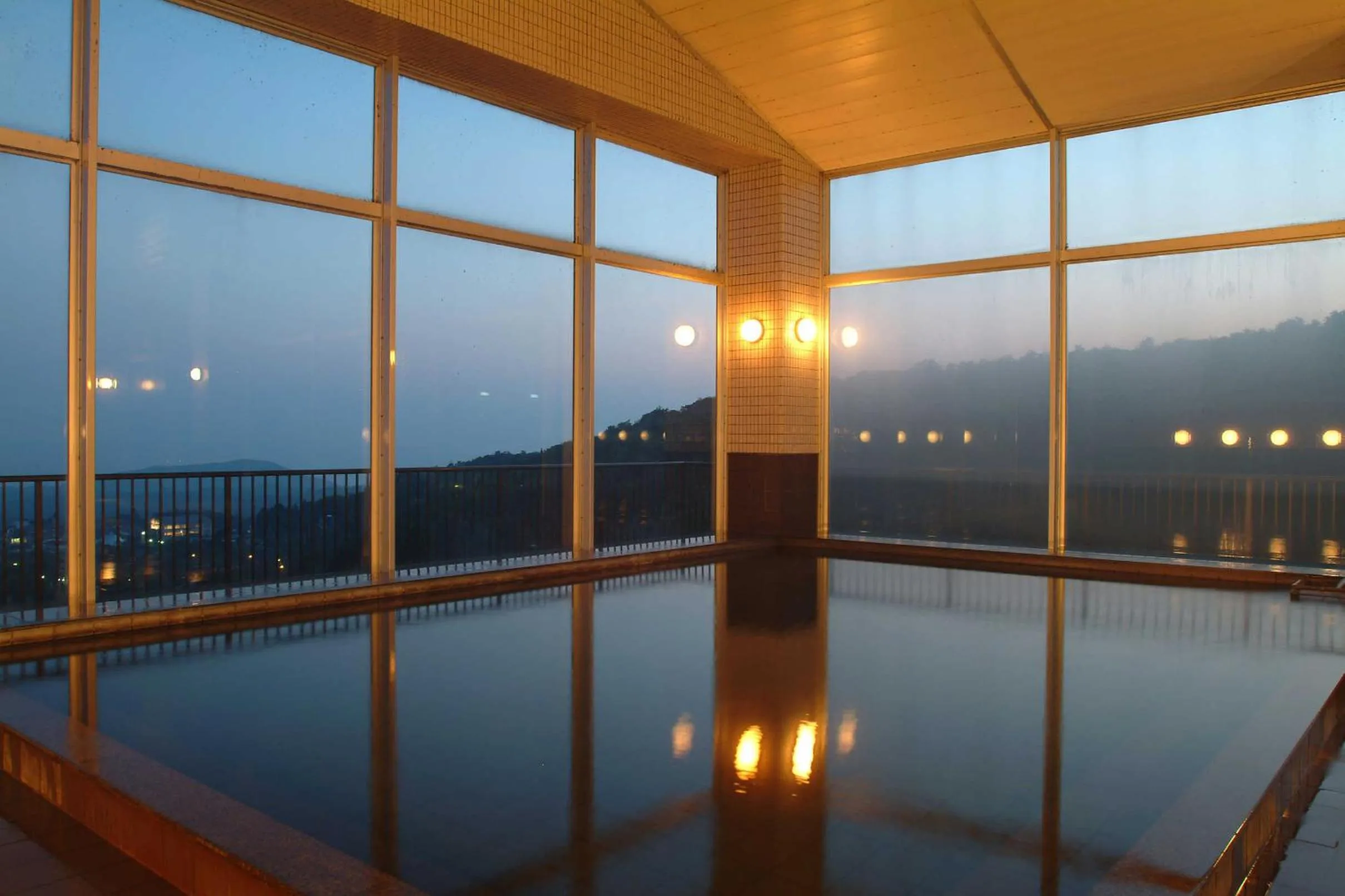 Hot Spring Bath in Kirishima Kanko Hotel