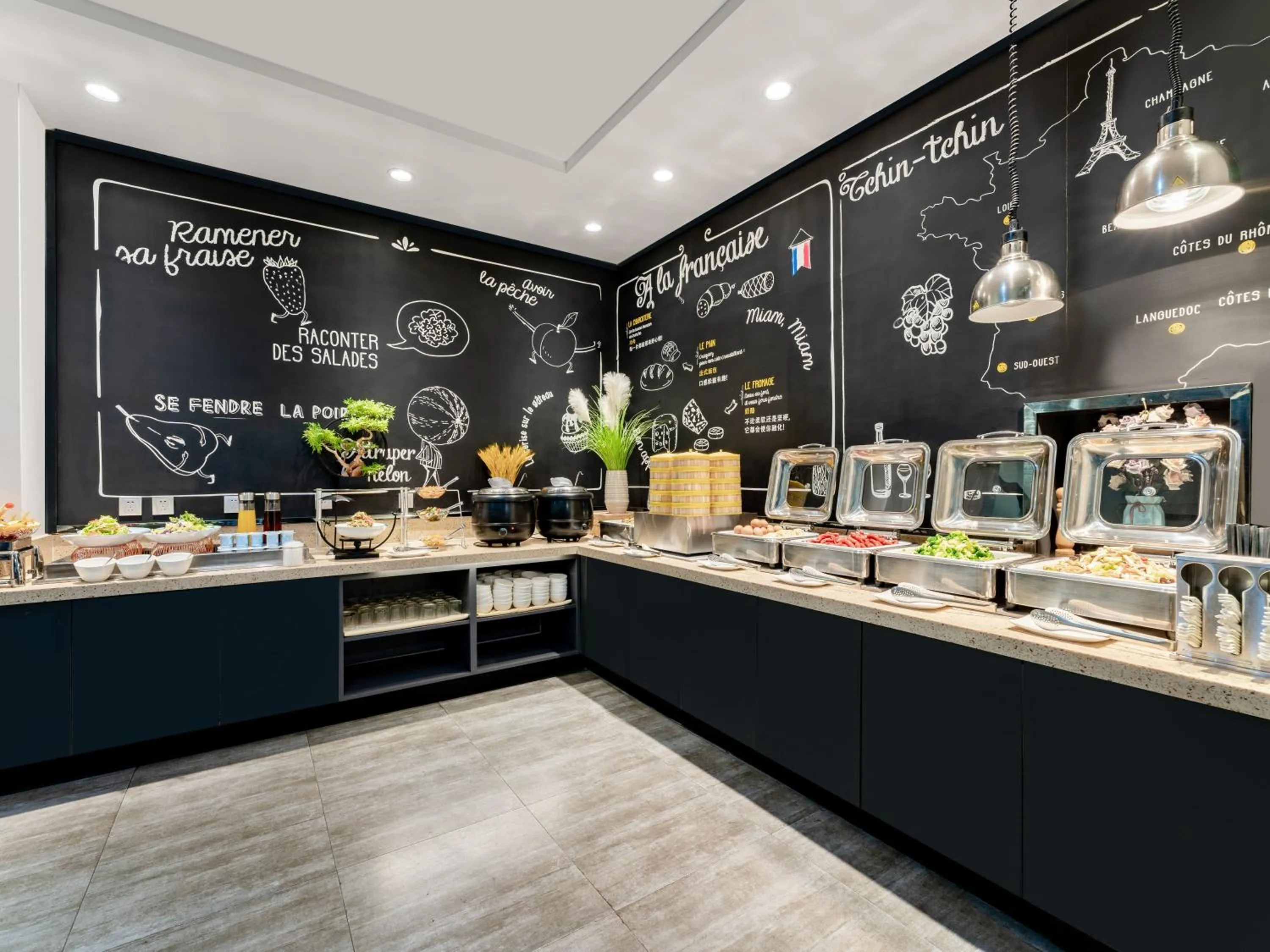 Buffet breakfast in Campanile Hotel Xi'an Dayan Pagoda Datang Night City Hotel