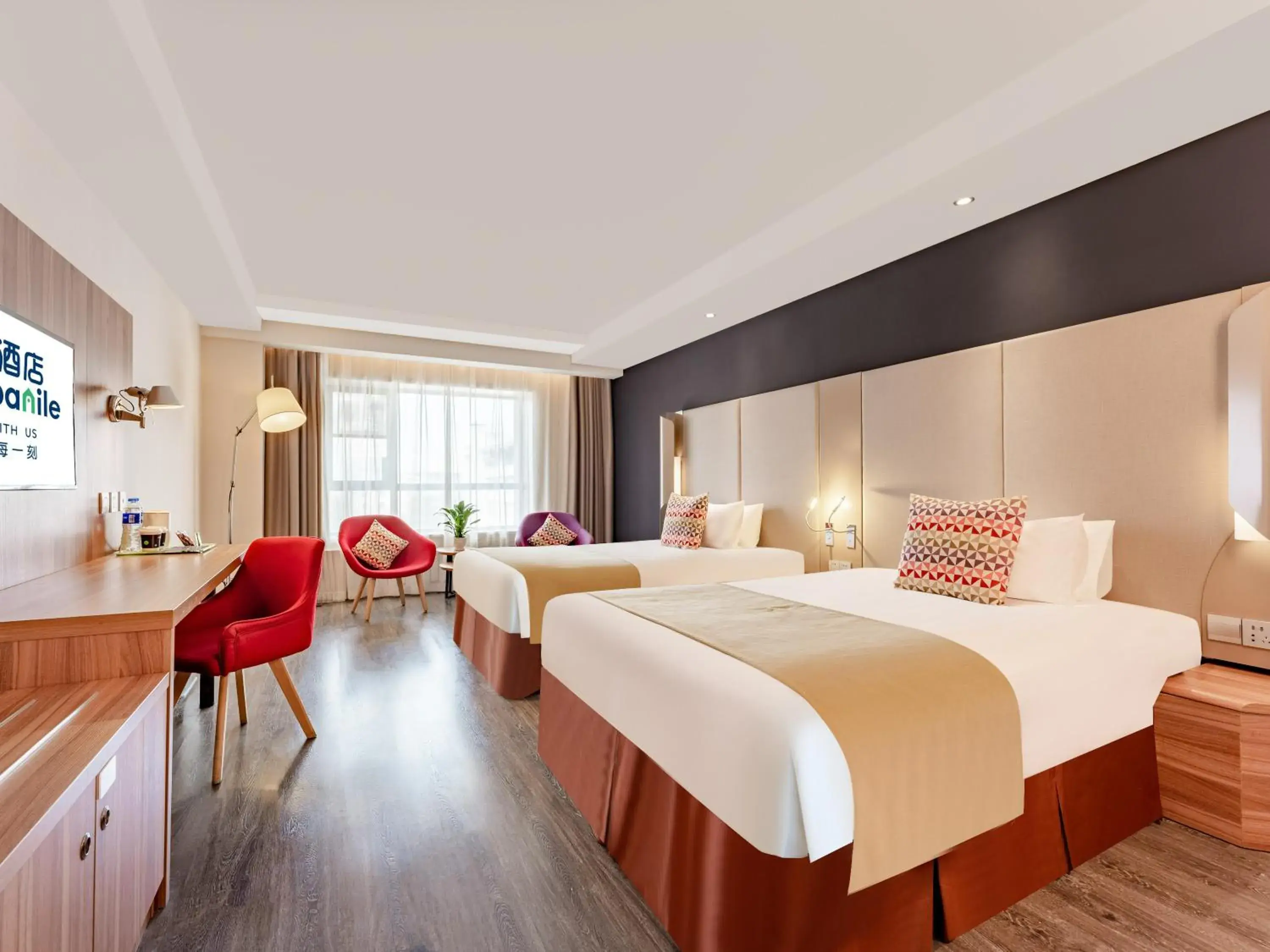 Superior Twin Room in Campanile Hotel Xi'an Dayan Pagoda Datang Night City Hotel Superior Twin Room in Campanile Hotel Xi'an Dayan Pagoda Datang Night City Hotel