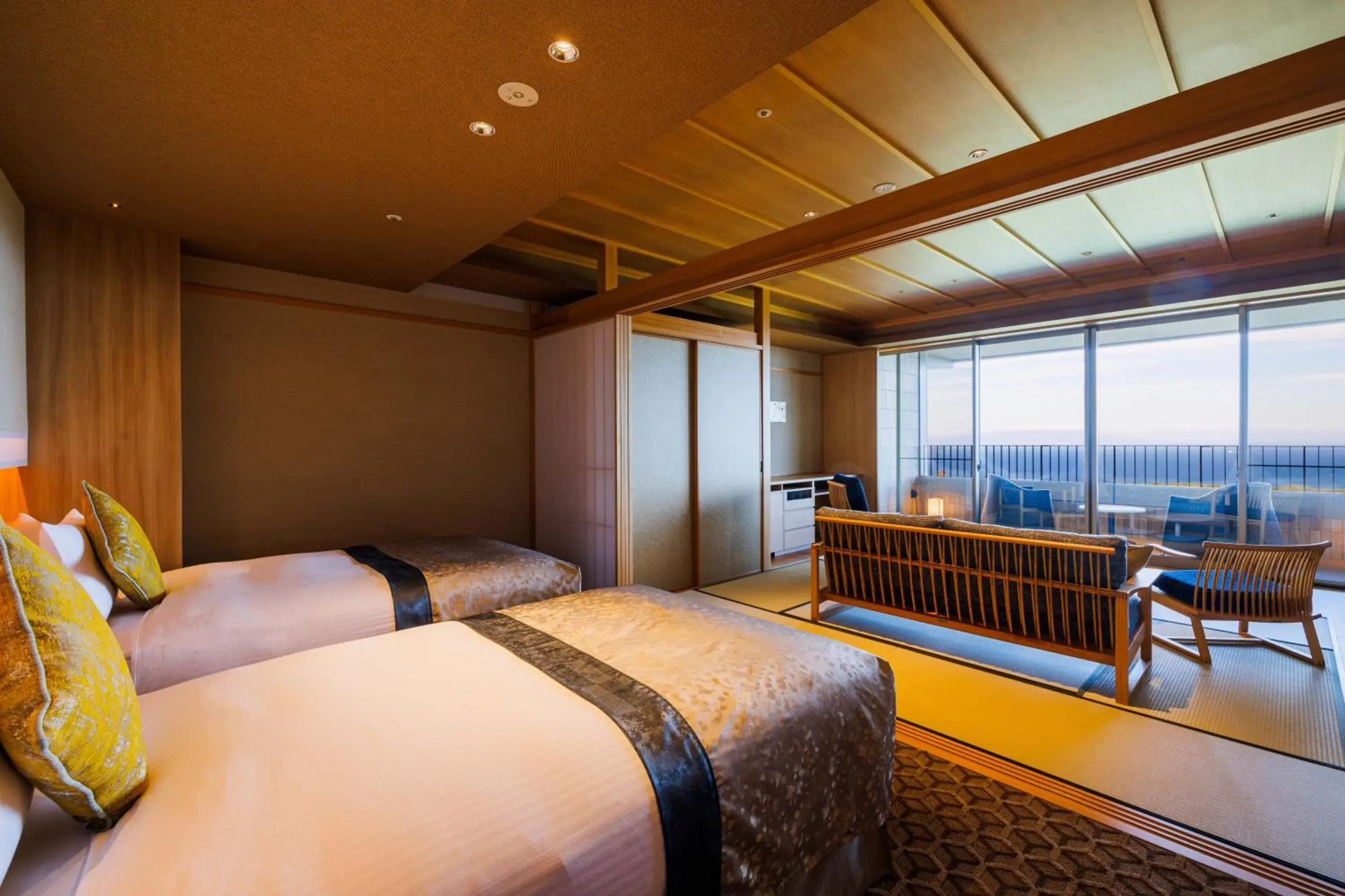 Luxury Suite(With Open-air Bath) - single occupancy - Sea View in KAMENOI HOTEL Izukogen Luxury Suite(With Open-air Bath) - single occupancy - Sea View in KAMENOI HOTEL Izukogen