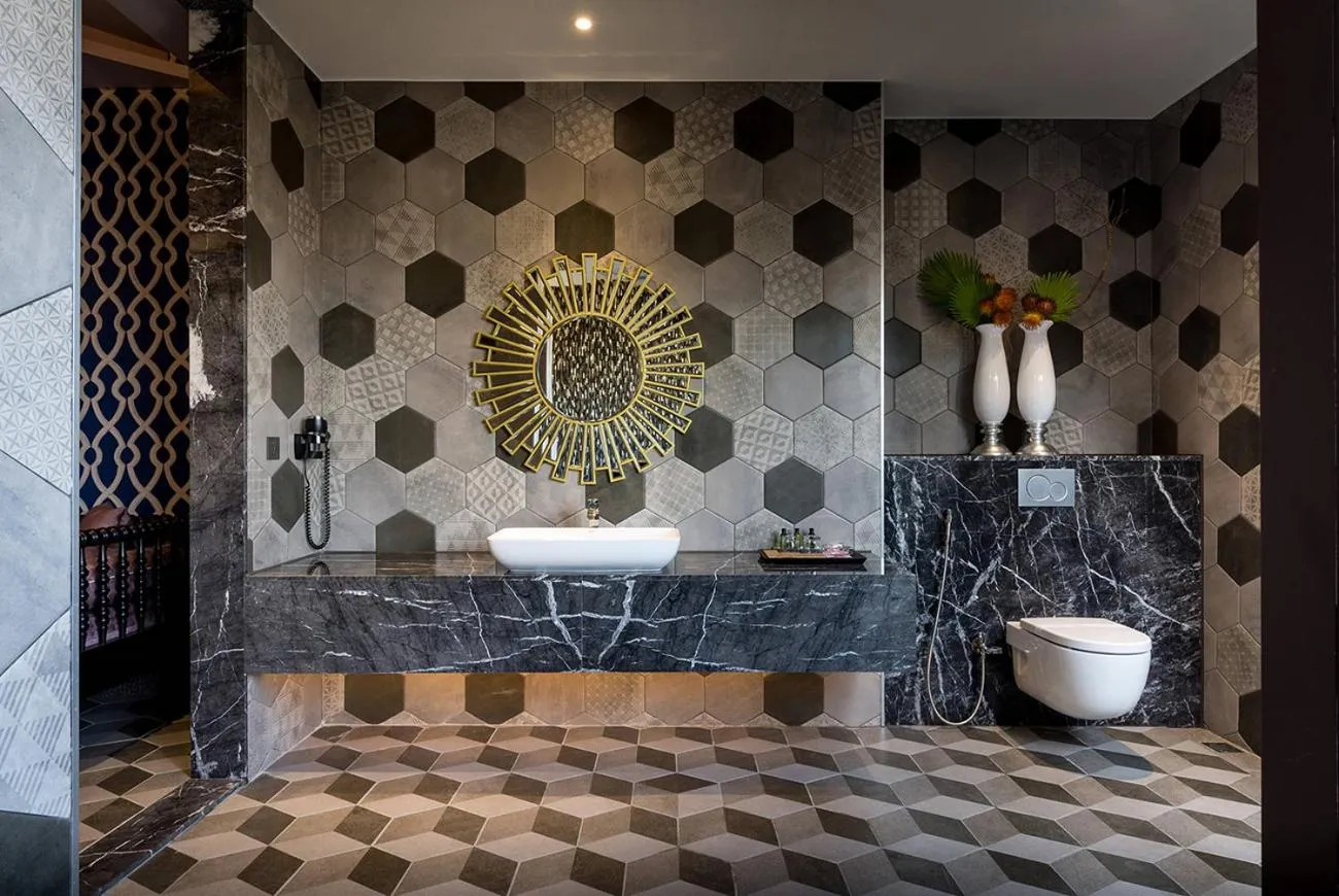 Bathroom in Norwegian Forest Leisure Motel