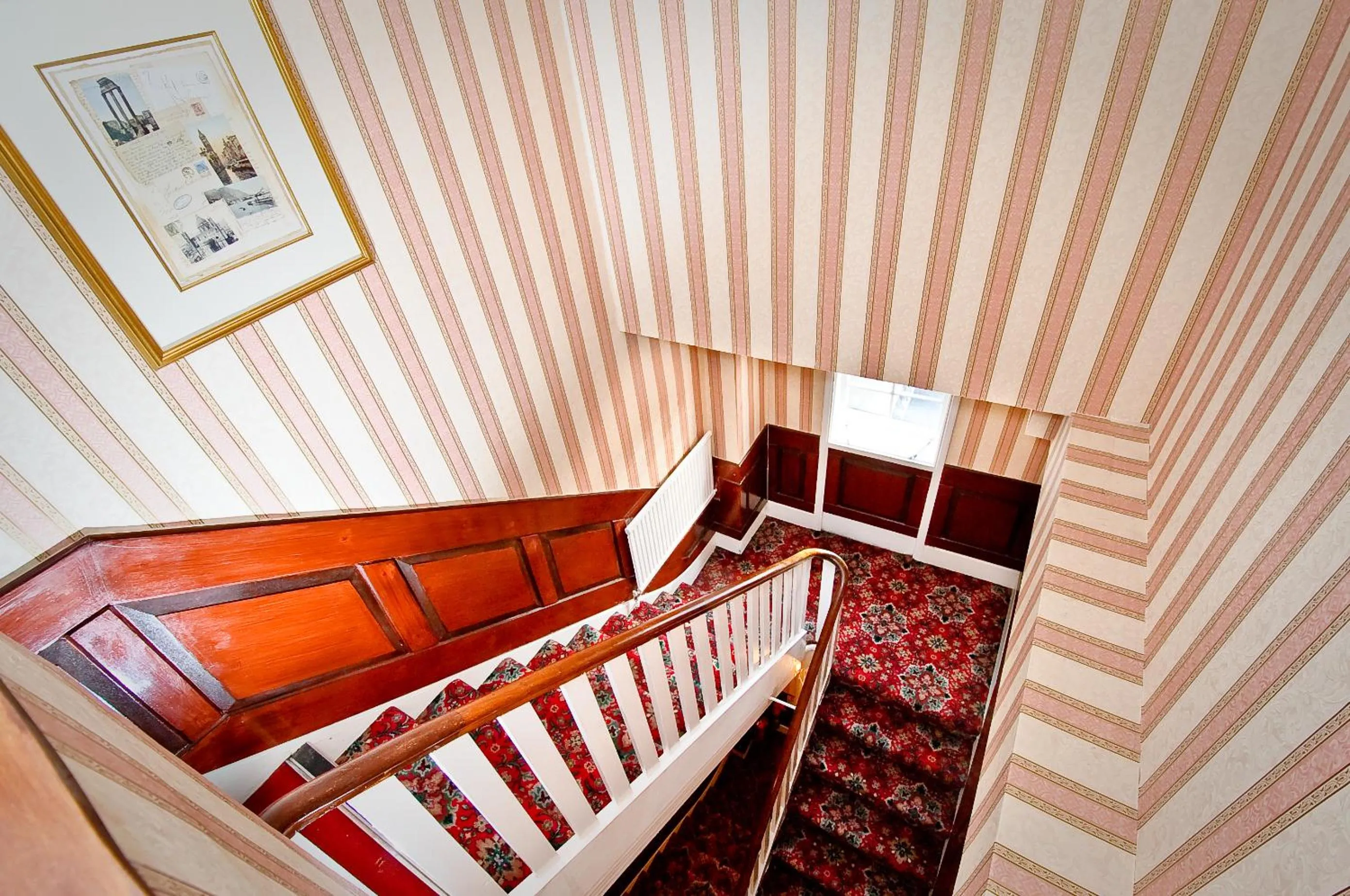 Decorative detail, Bed in Avonmore Hotel