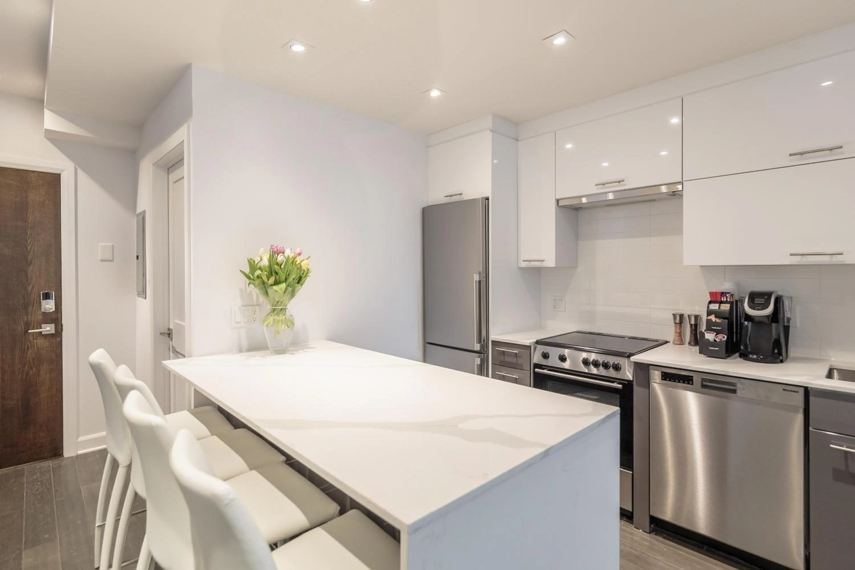 Kitchen or kitchenette in Parc Avenue Residences Mile End