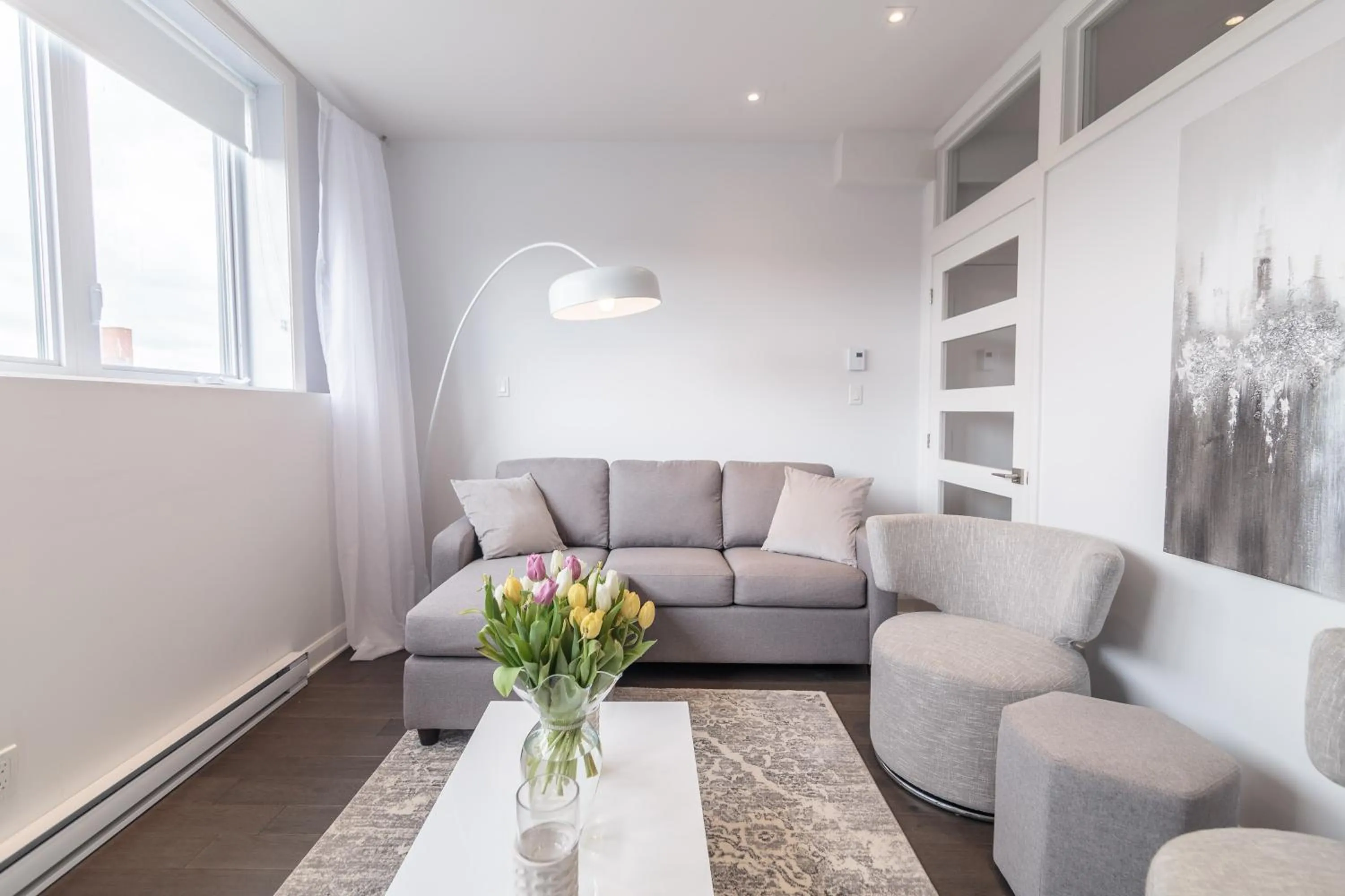 Living room in Parc Avenue Residences Mile End