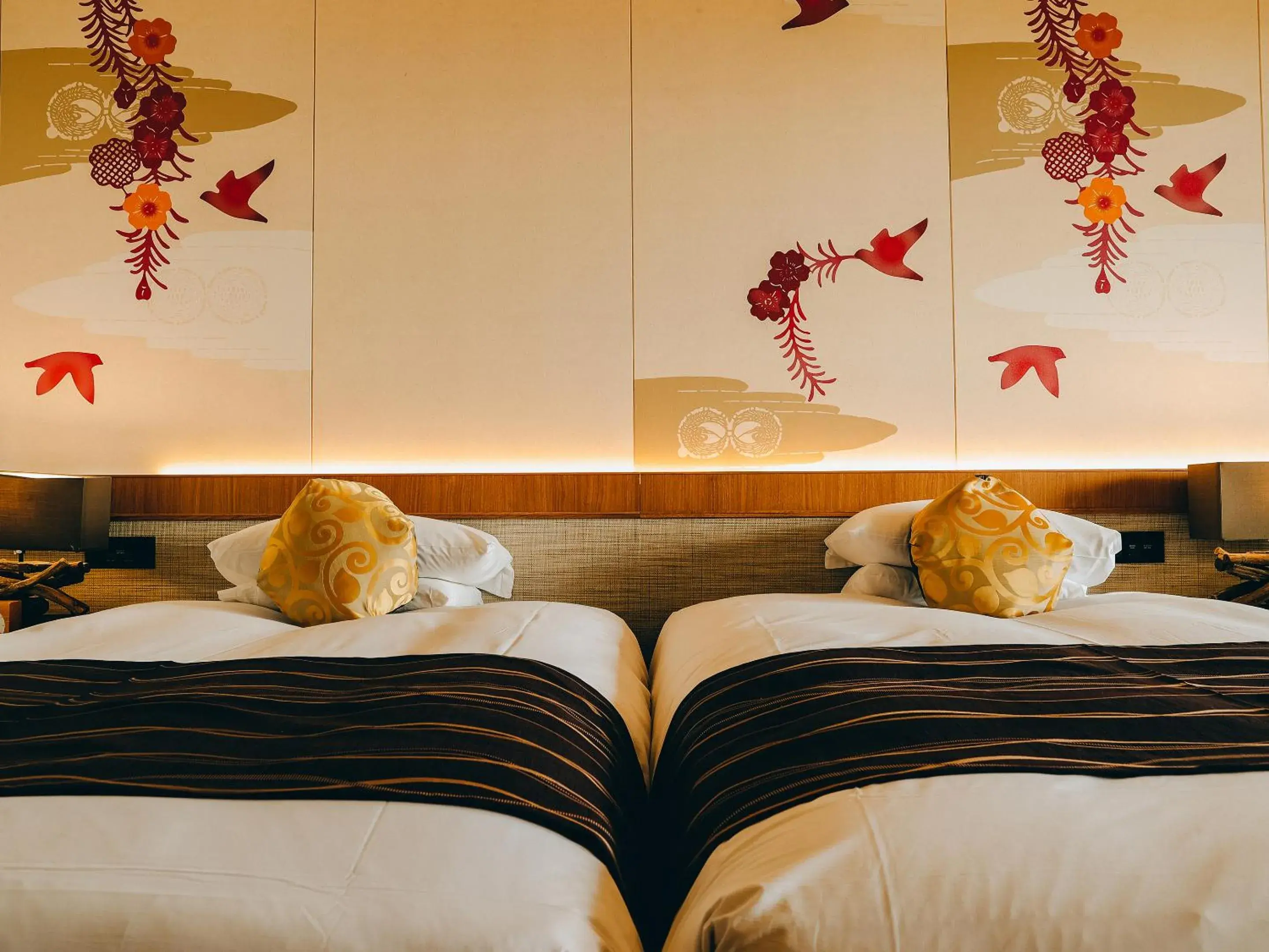 Bed in Miyakojima Tokyu Hotel & Resorts Bed in Miyakojima Tokyu Hotel & Resorts