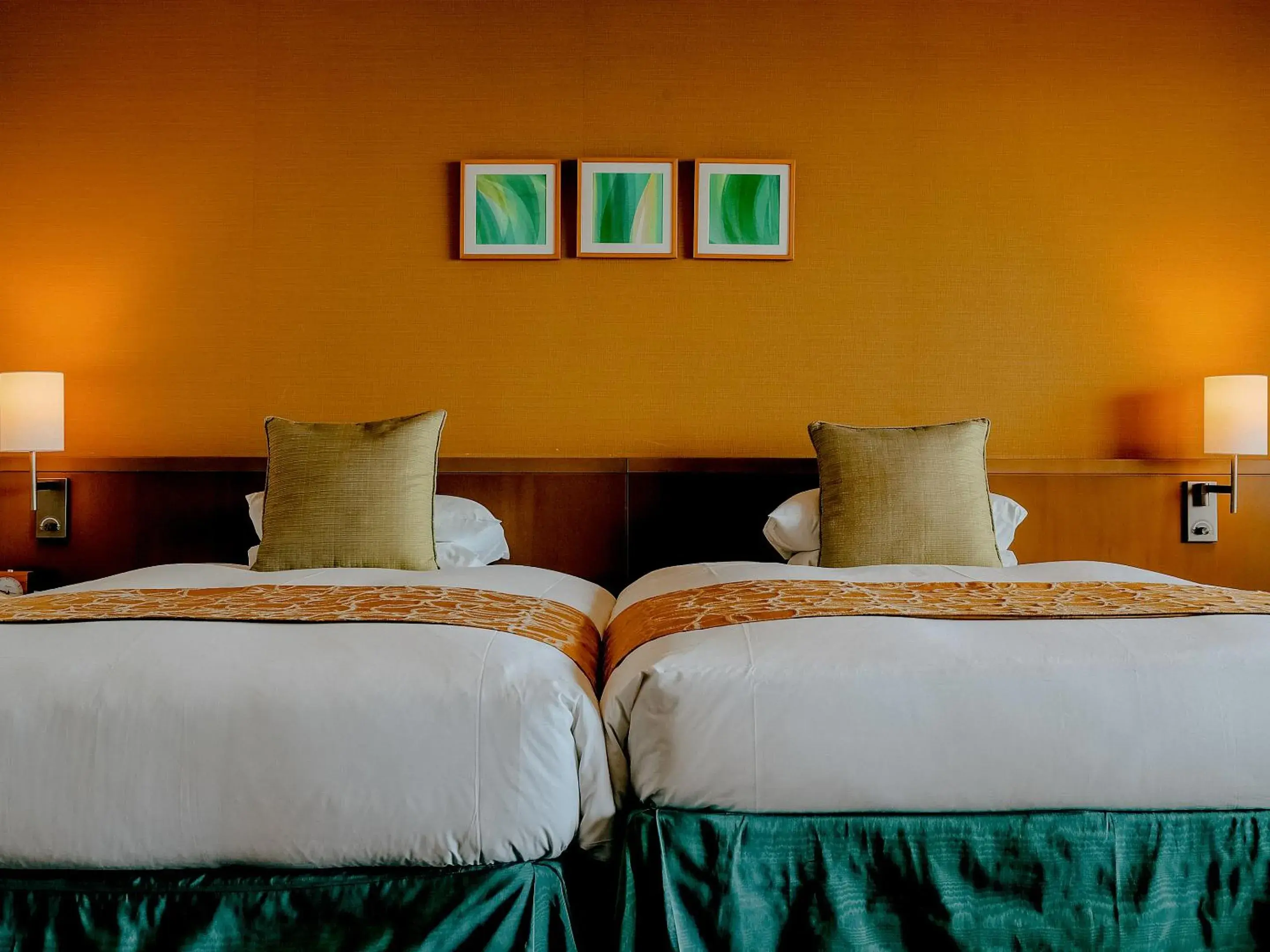 Bed in Miyakojima Tokyu Hotel & Resorts Bed in Miyakojima Tokyu Hotel & Resorts