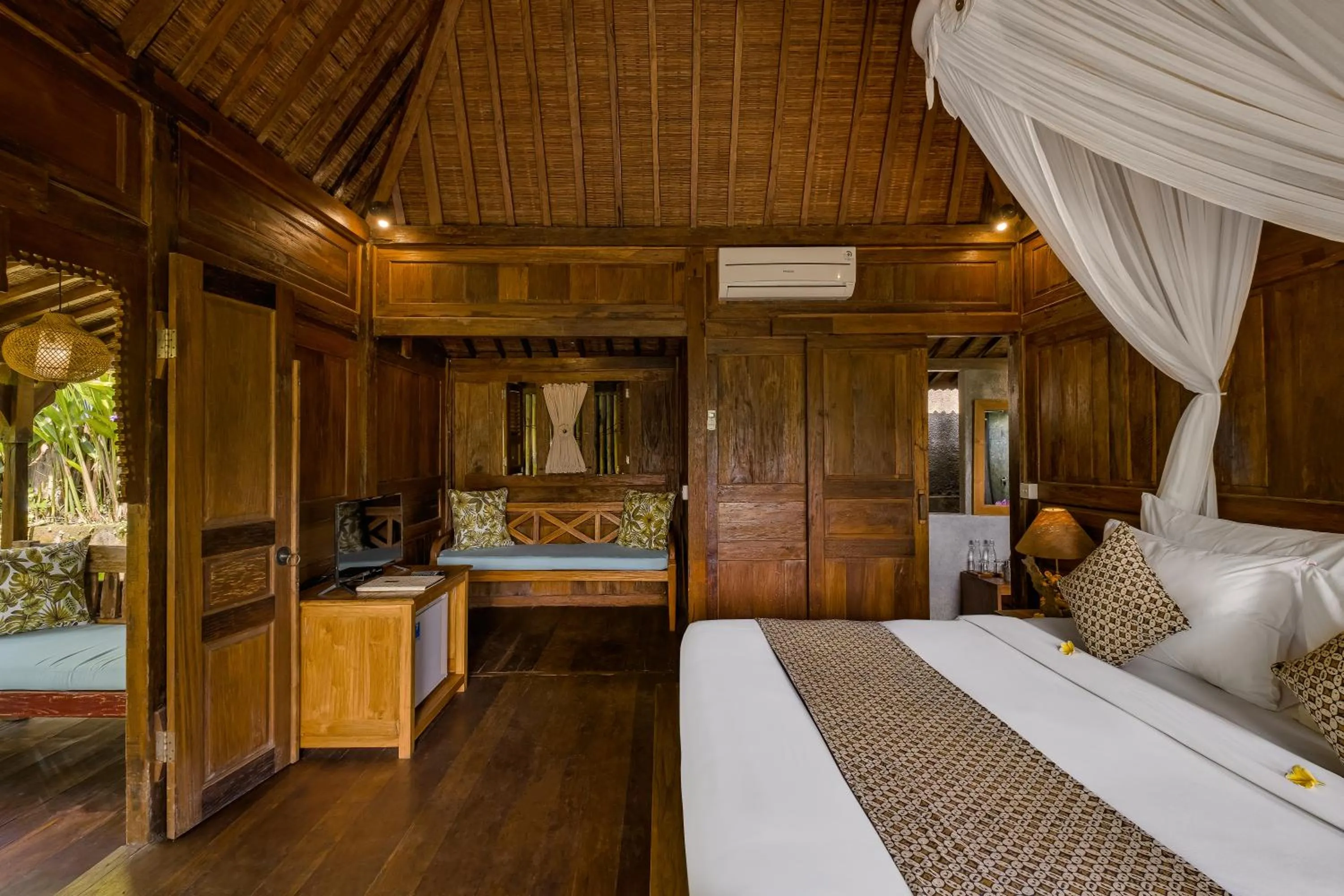 Bed in Mandana Ubud Villa