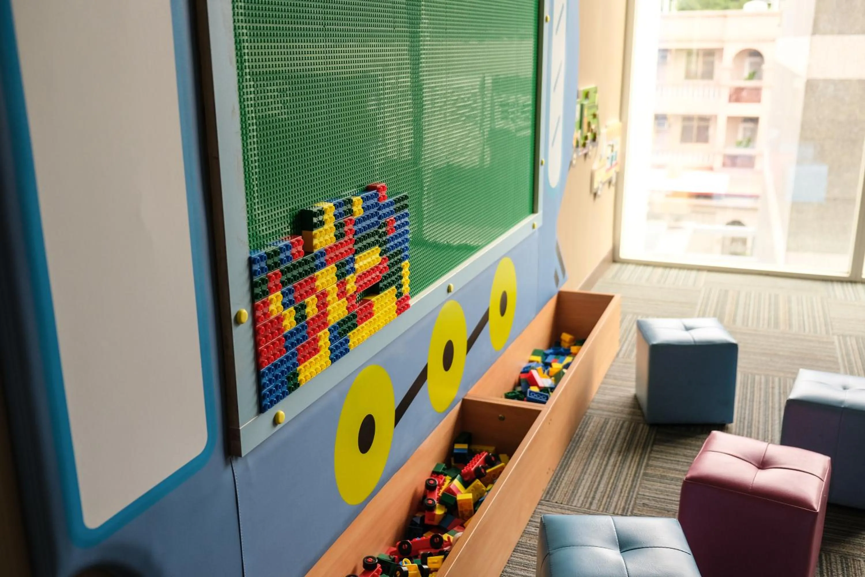 Children play ground in Taitung Railway Inn