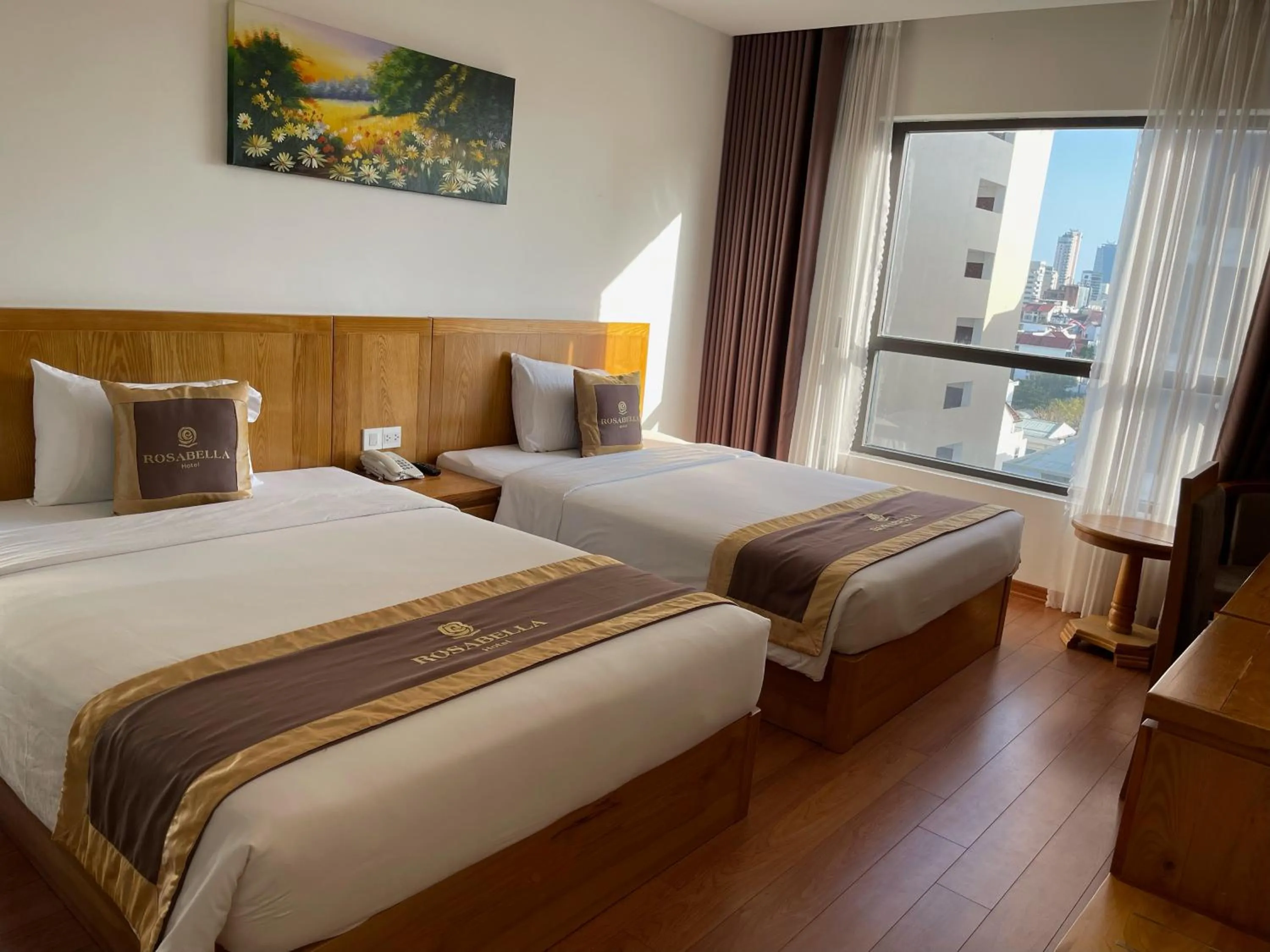 Bed in Rosabella Boutique Hotel