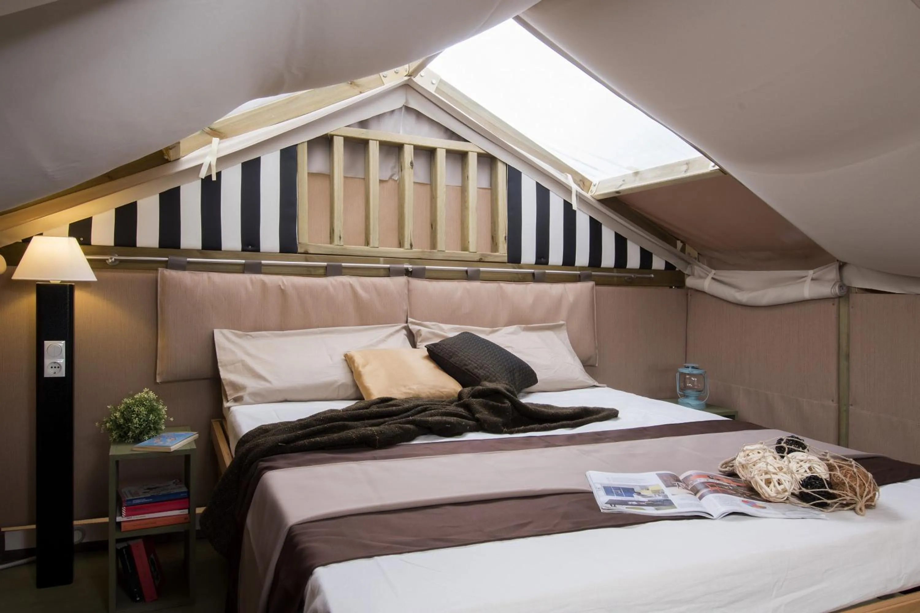 Bed in Camping Maremma Sans Souci