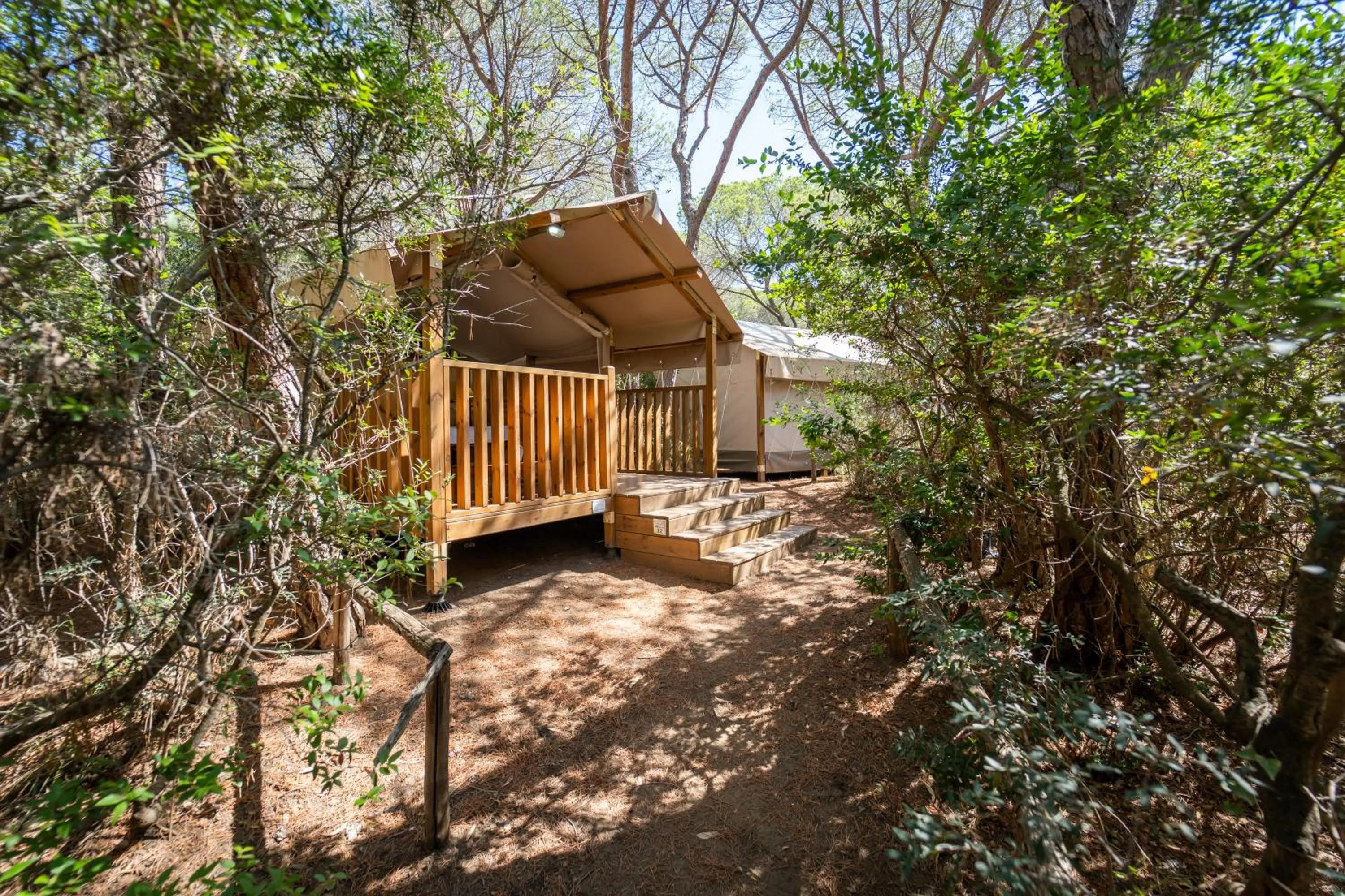 Garden view in Camping Maremma Sans Souci