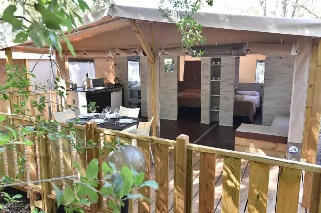 Balcony/Terrace in Camping Maremma Sans Souci